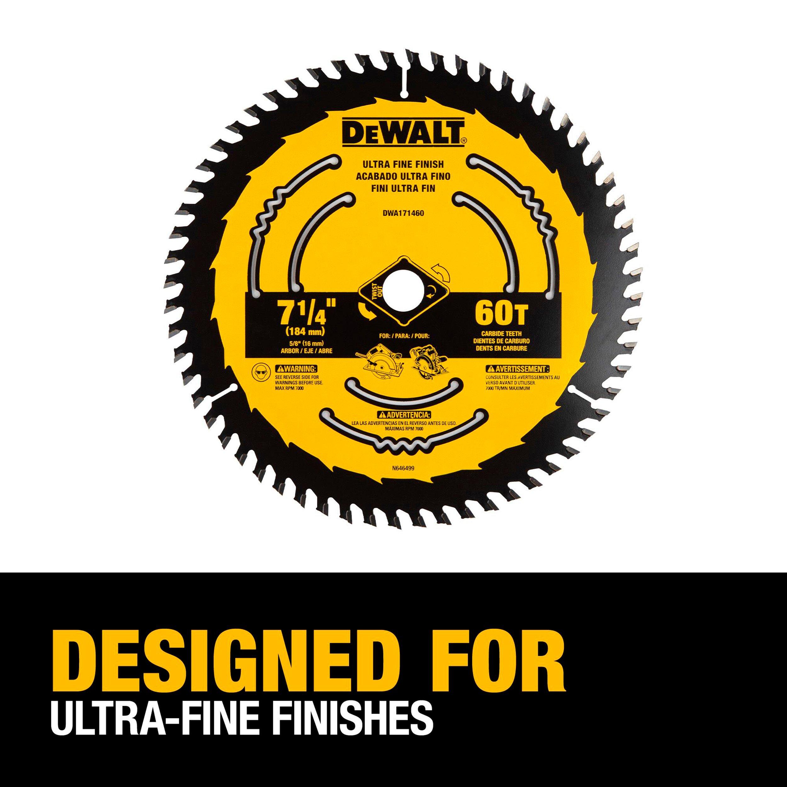 DeWalt 7 1 4 in. 60T Saw Blade Floor and Decor