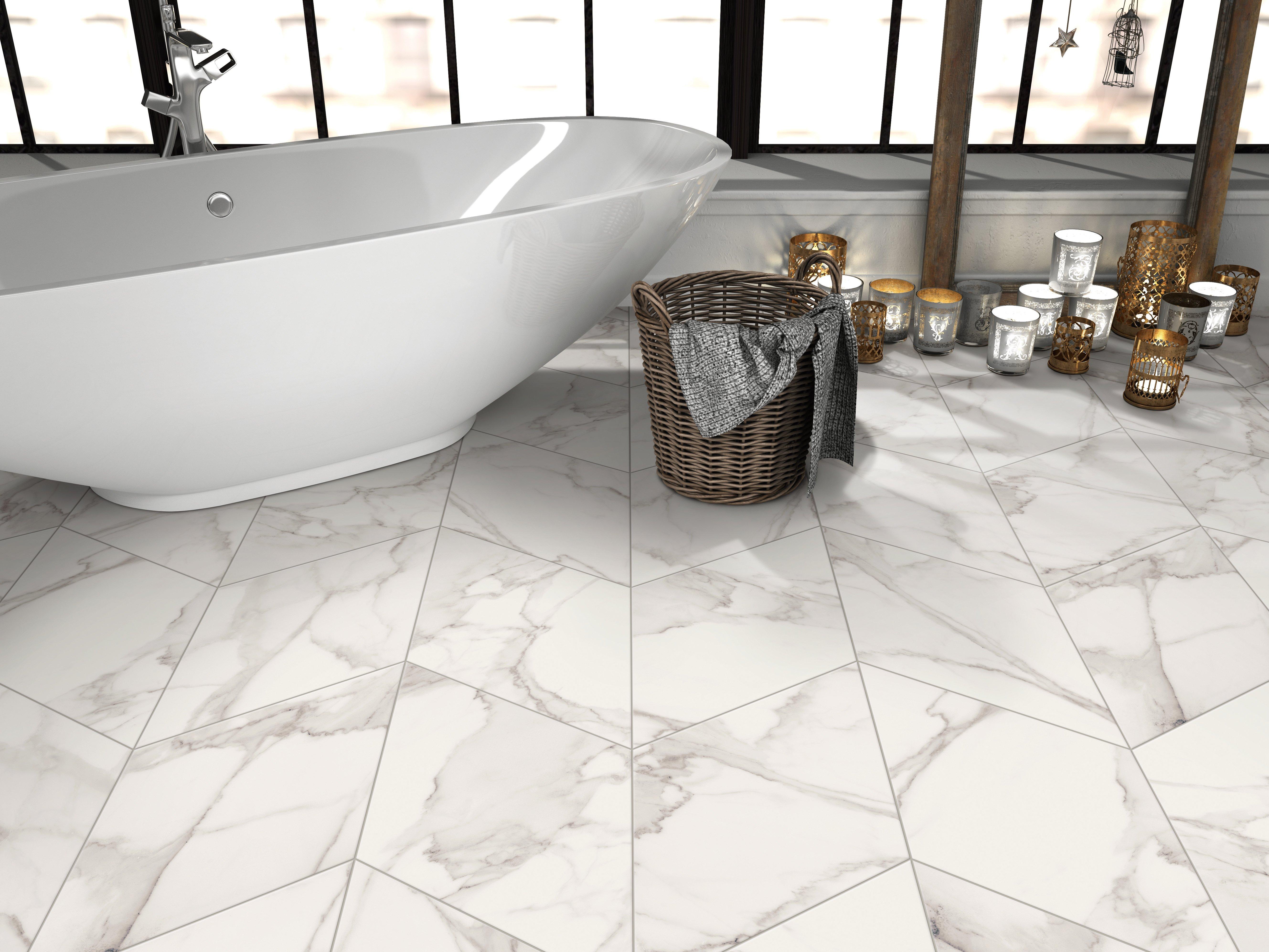 Arina Bianco Diamond Matte Porcelain Tile