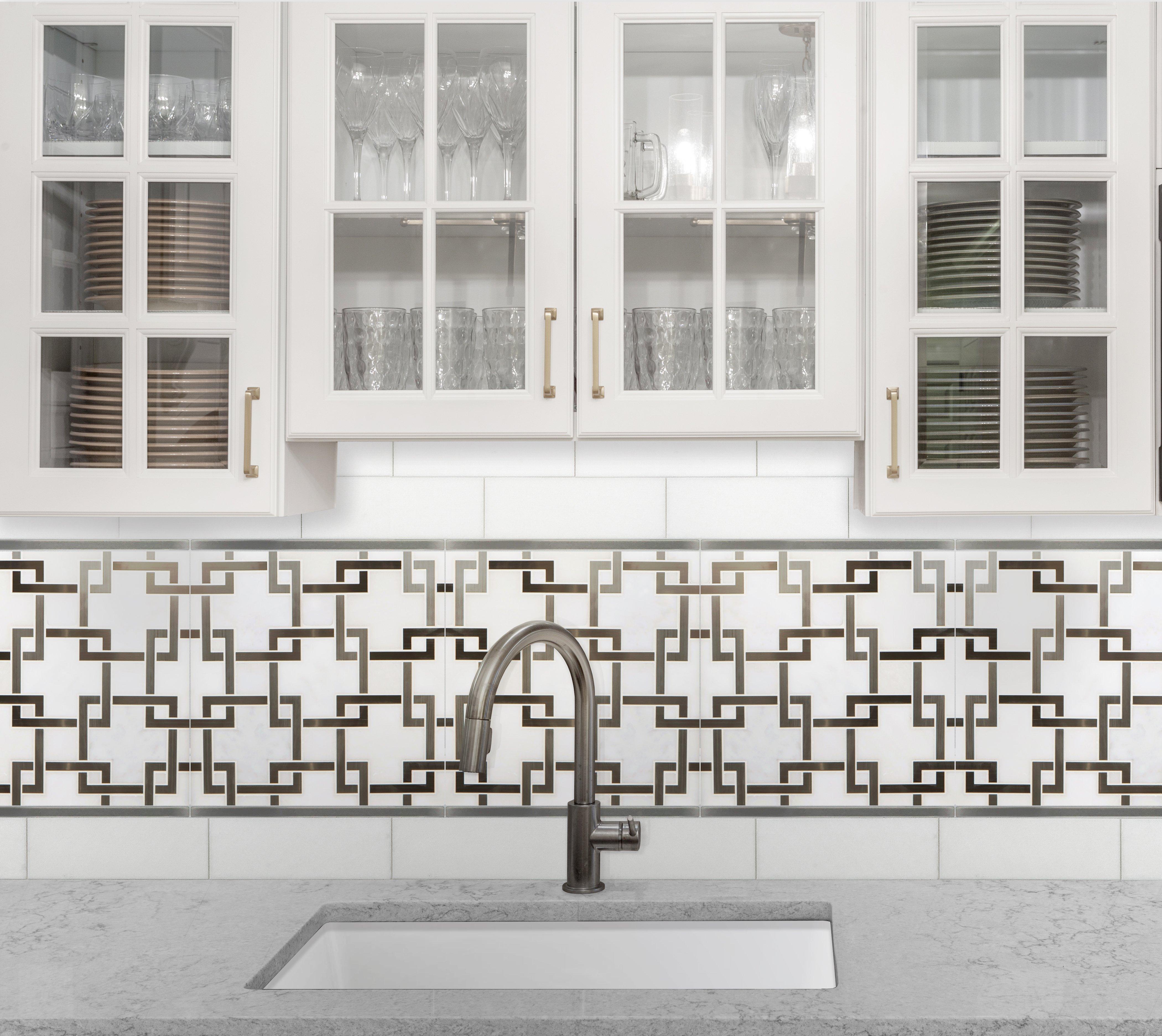 Brushed Nickel Decorative Liner