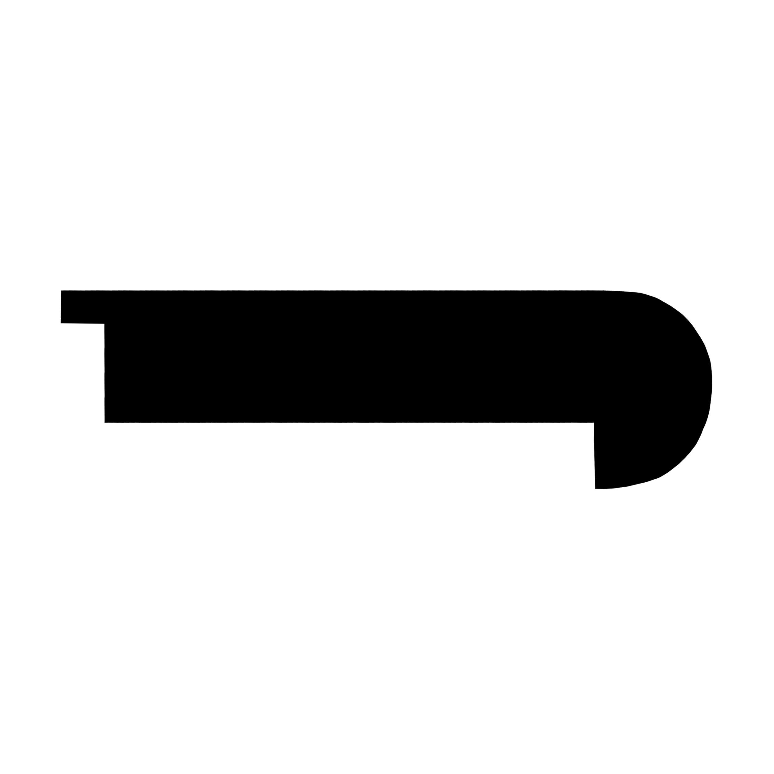 Color 7365 Small Vinyl Overlapping Stair Nose