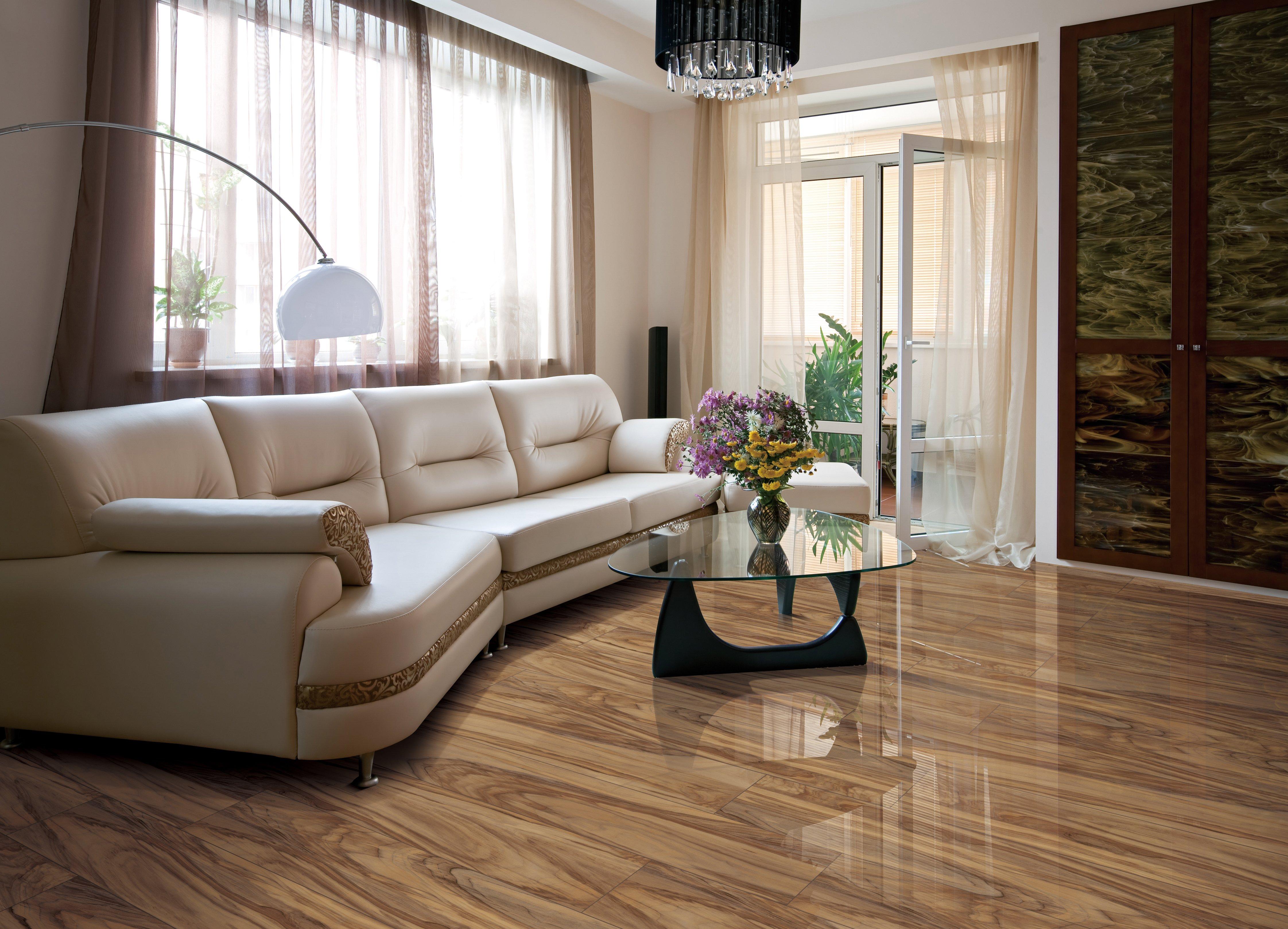 Via Caprio Wood Plank Polished Porcelain Tile