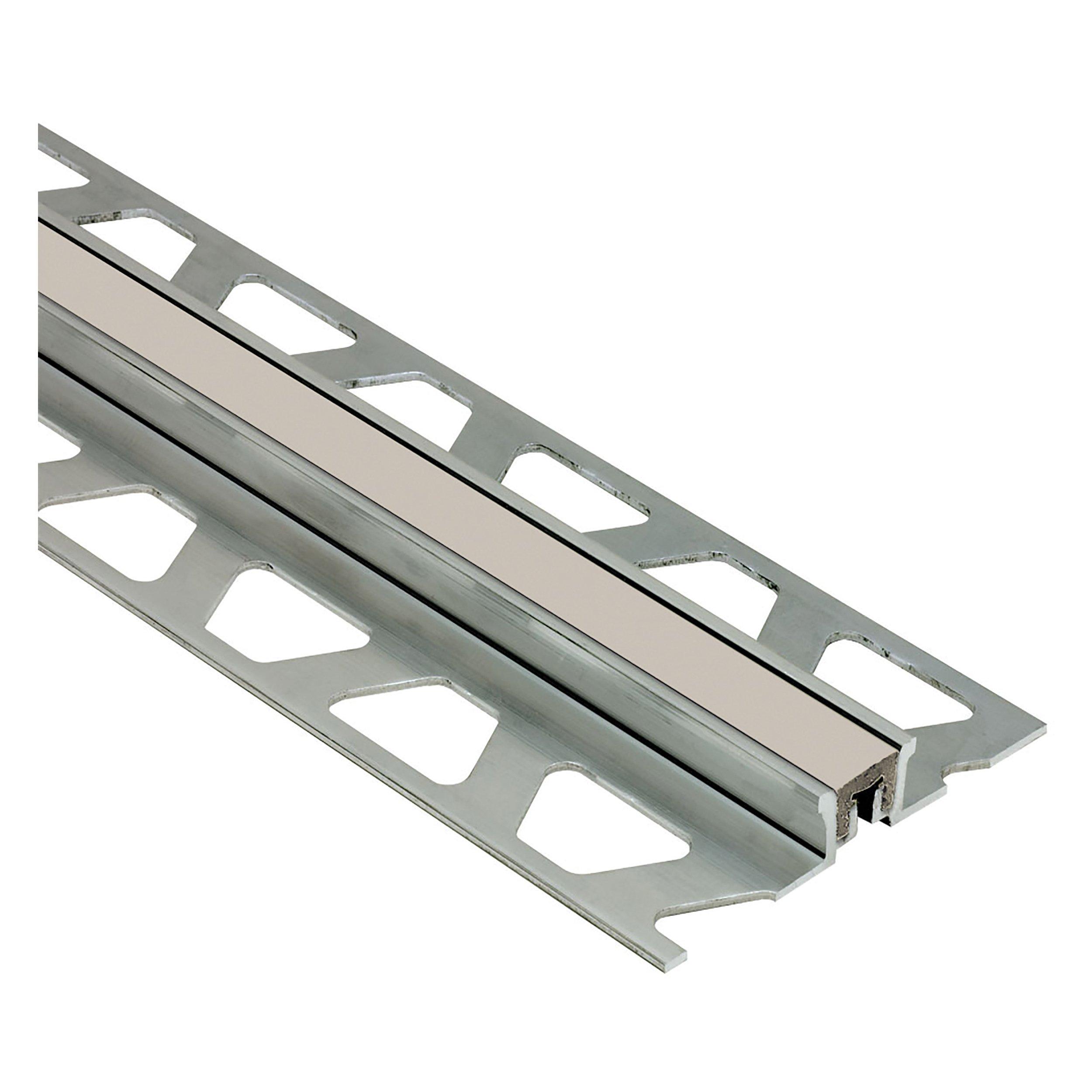 Schluter Dilex-Ksn 7/16in. Anodized Aluminum w/ 7/16in. Joint Stone Gray