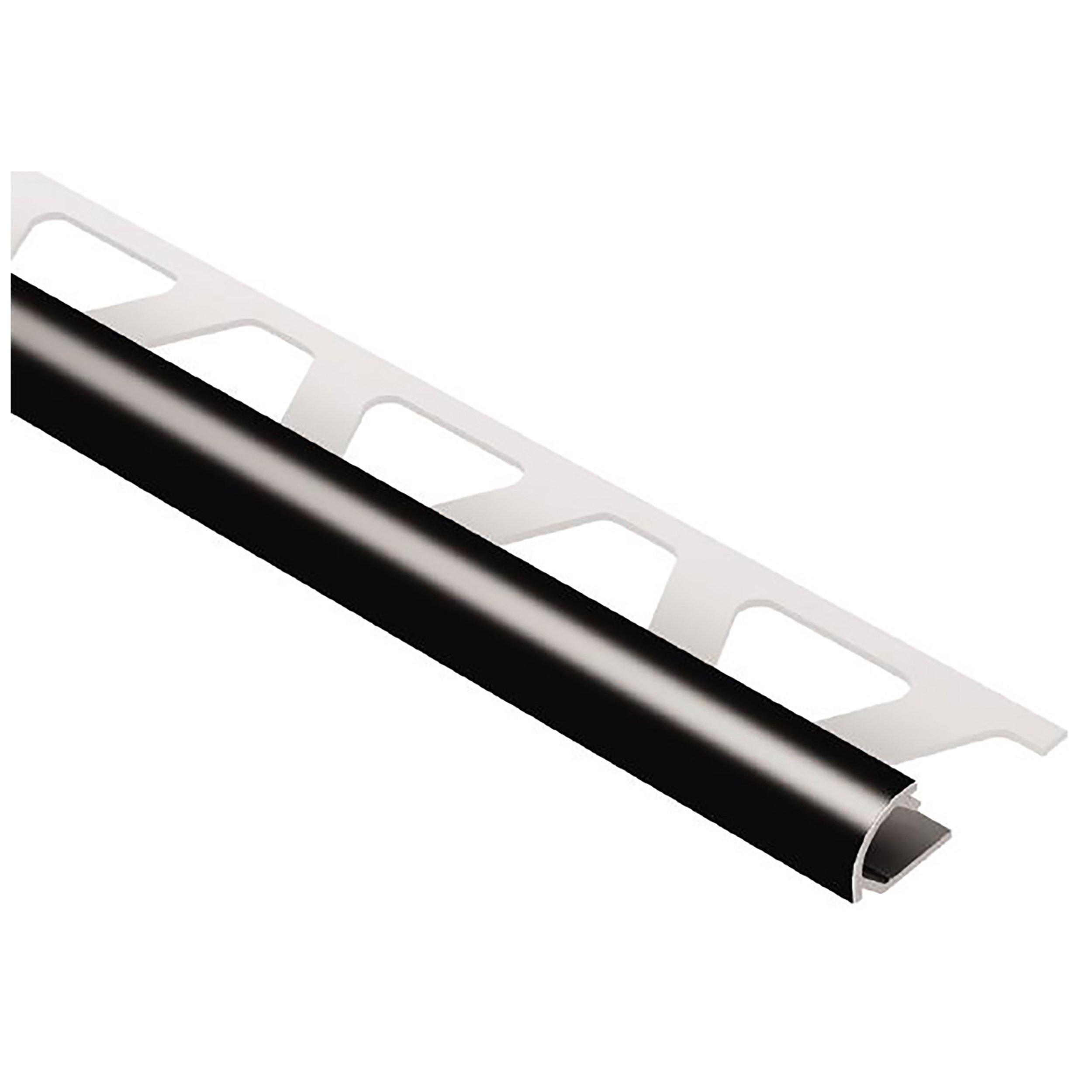 Schluter Rondec Inside Corner 1/4in. Aluminum Black