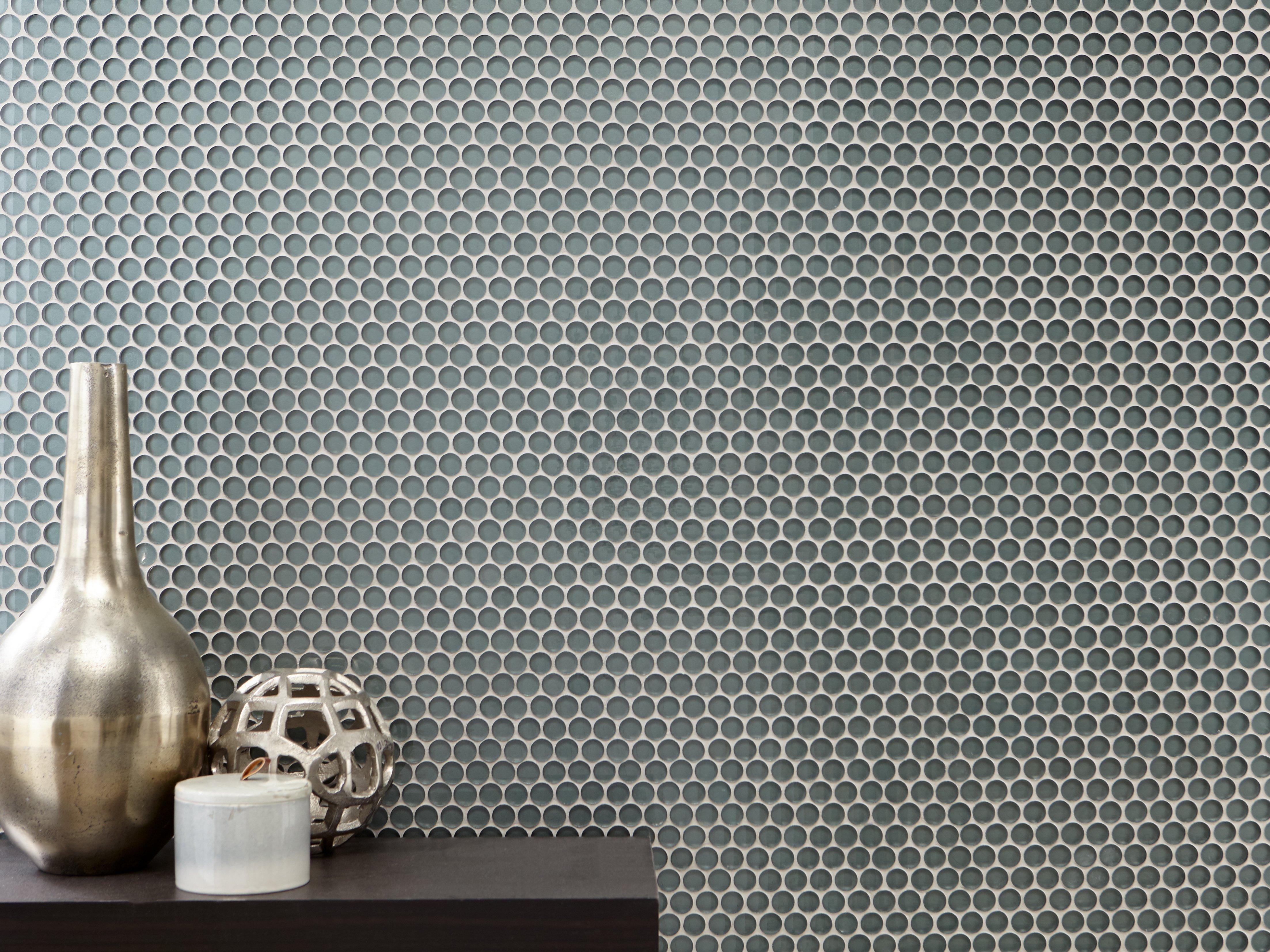 Laurel Glass Penny Mosaic