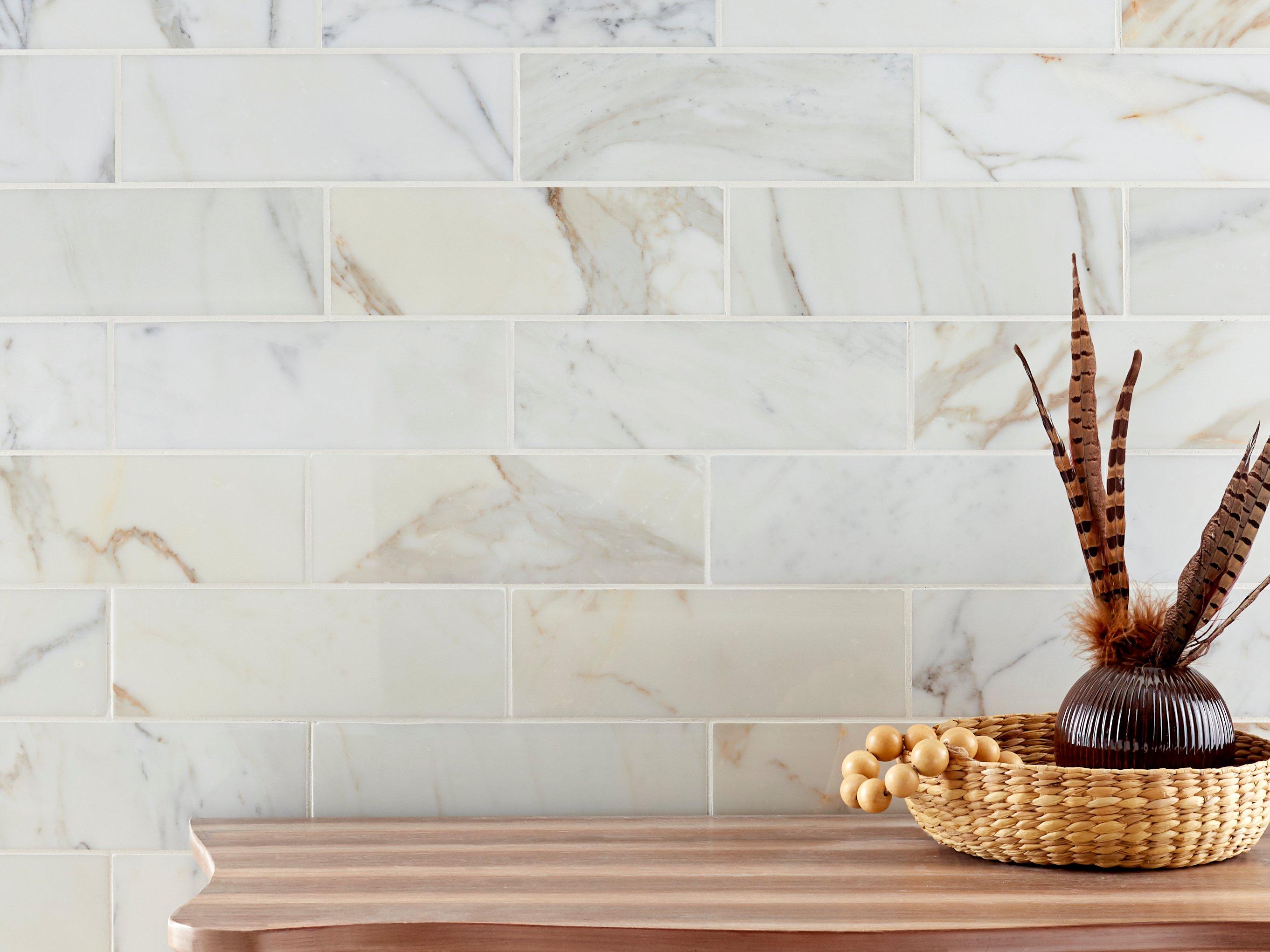 Calacatta Polished Marble Tile