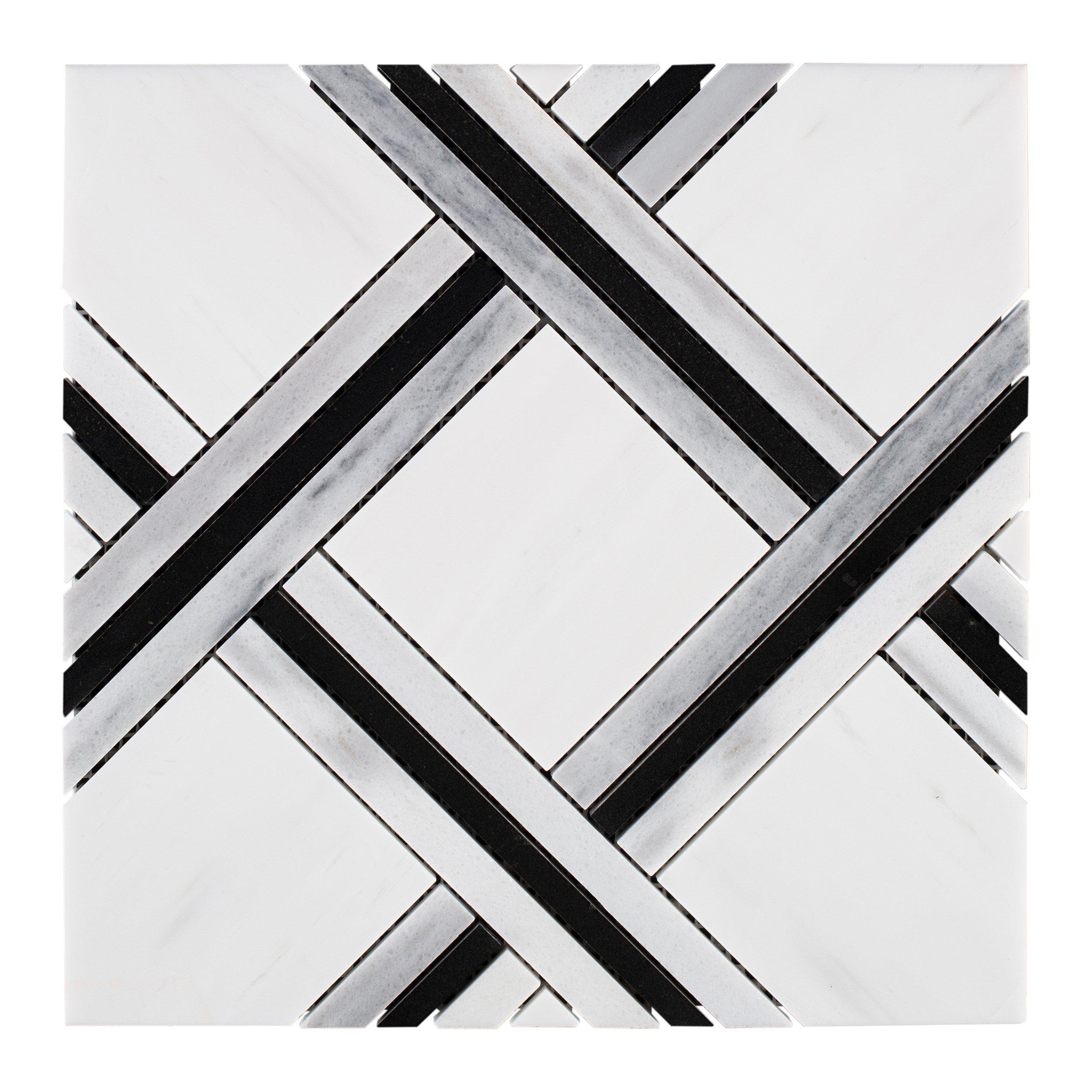 Nexes Dolomite Skyfall Polished Marble Mosaic