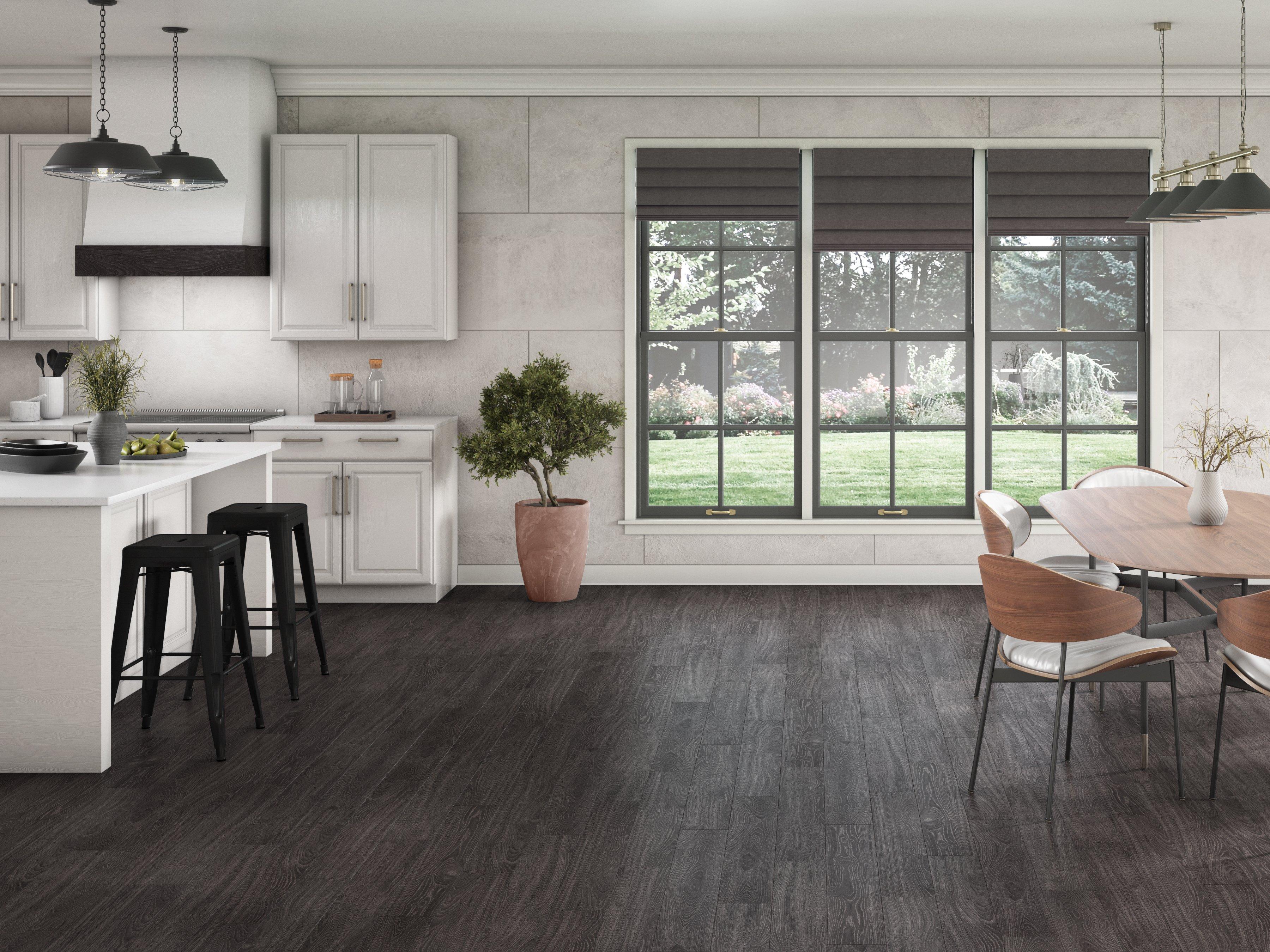 Ebony Grove Ash Rigid Core Luxury Vinyl Plank - Foam Back