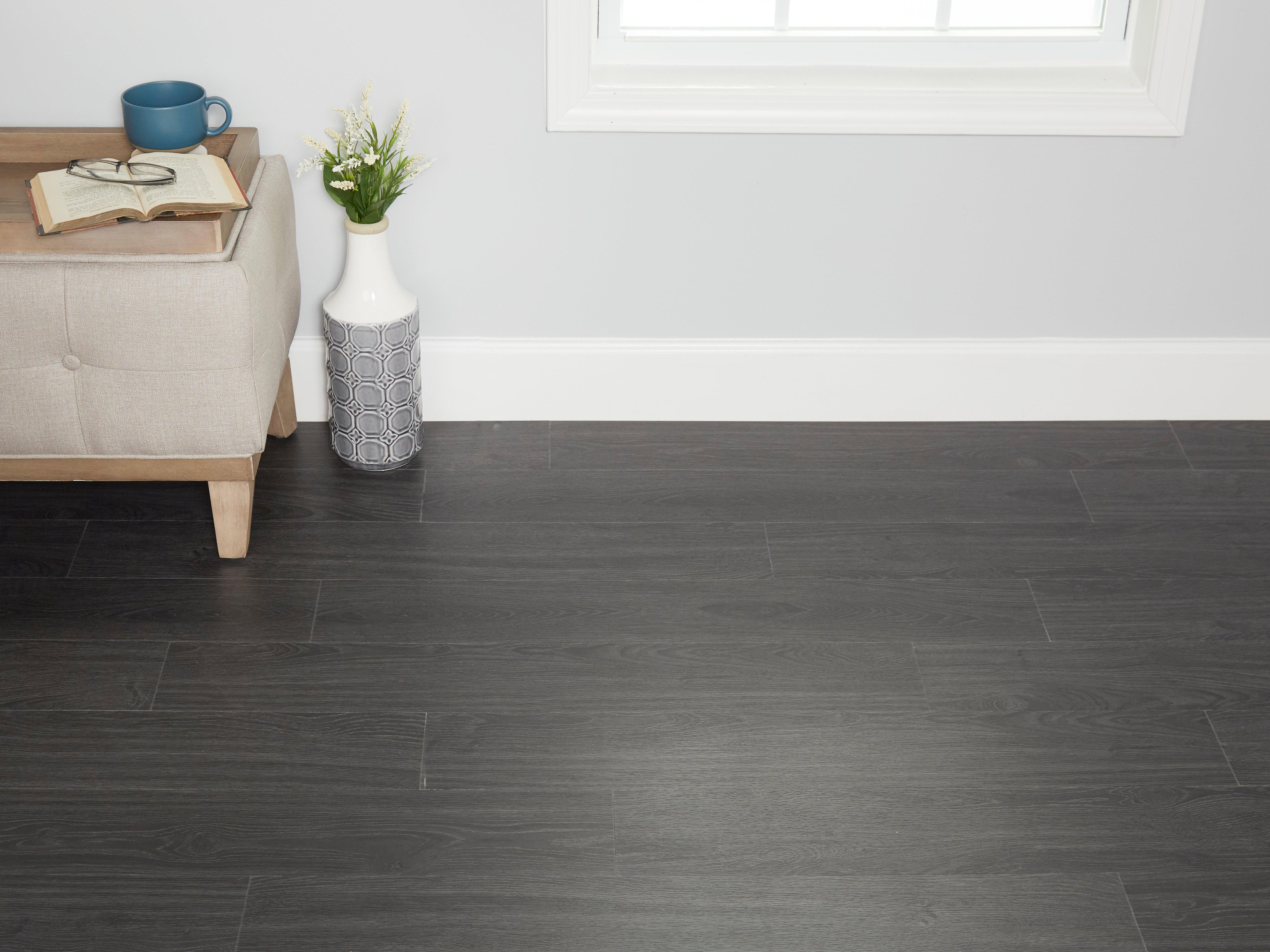 Ebony Grove Ash Rigid Core Luxury Vinyl Plank - Foam Back