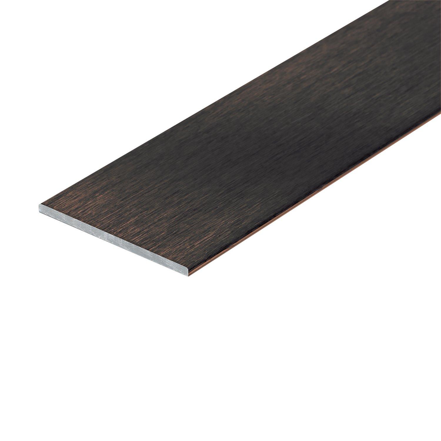 Schluter Vinpro-U Reducer 1/8in. Aluminum Brushed Bronze