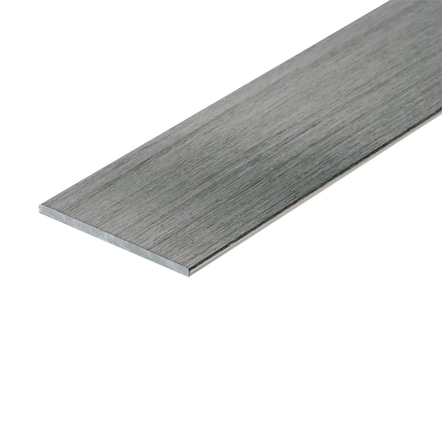 Schluter Vinpro-U Reducer 1/8in. Aluminum Brushed Nickel