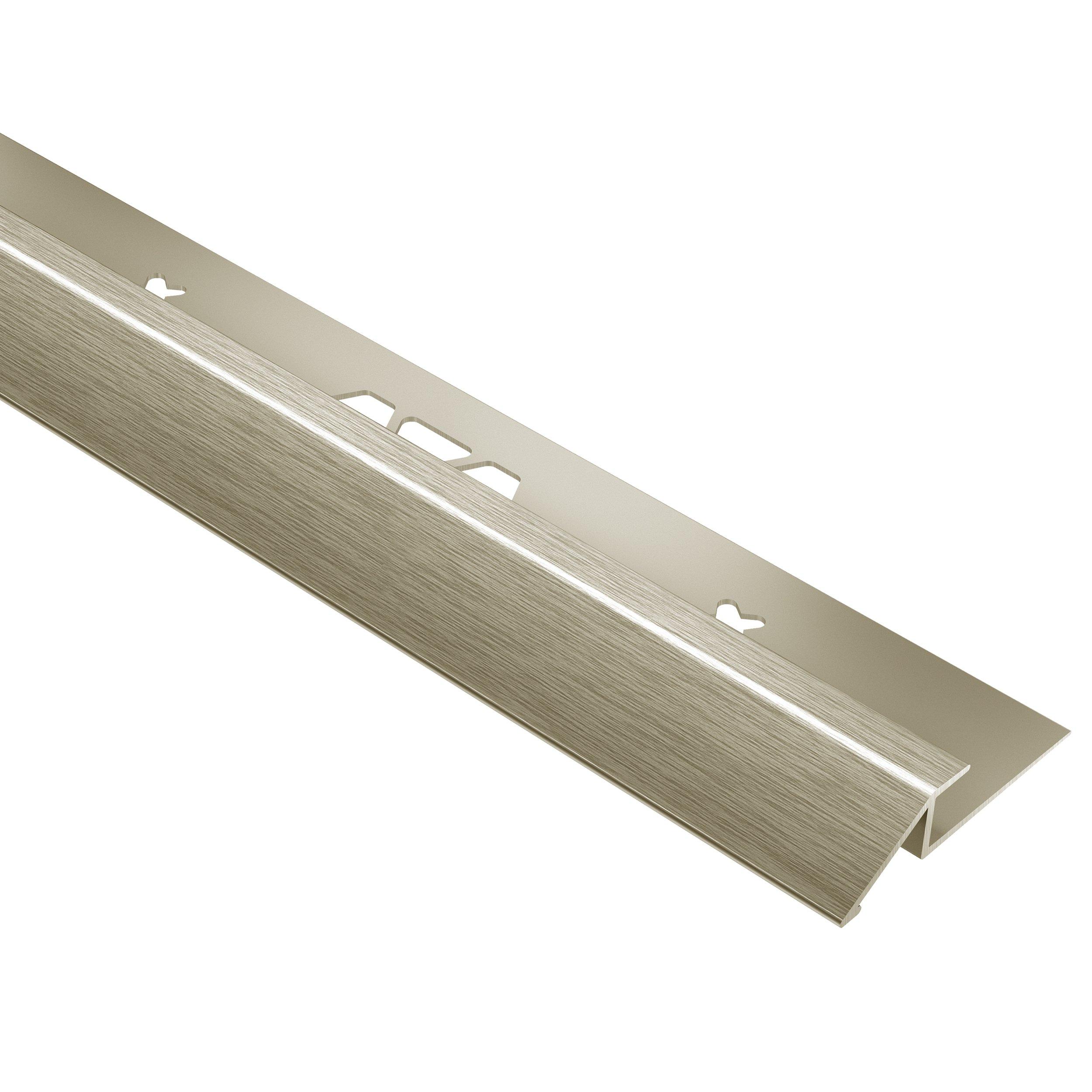 Schluter Vinpro-U Reducer 5/32in. Aluminum Brushed Nickel
