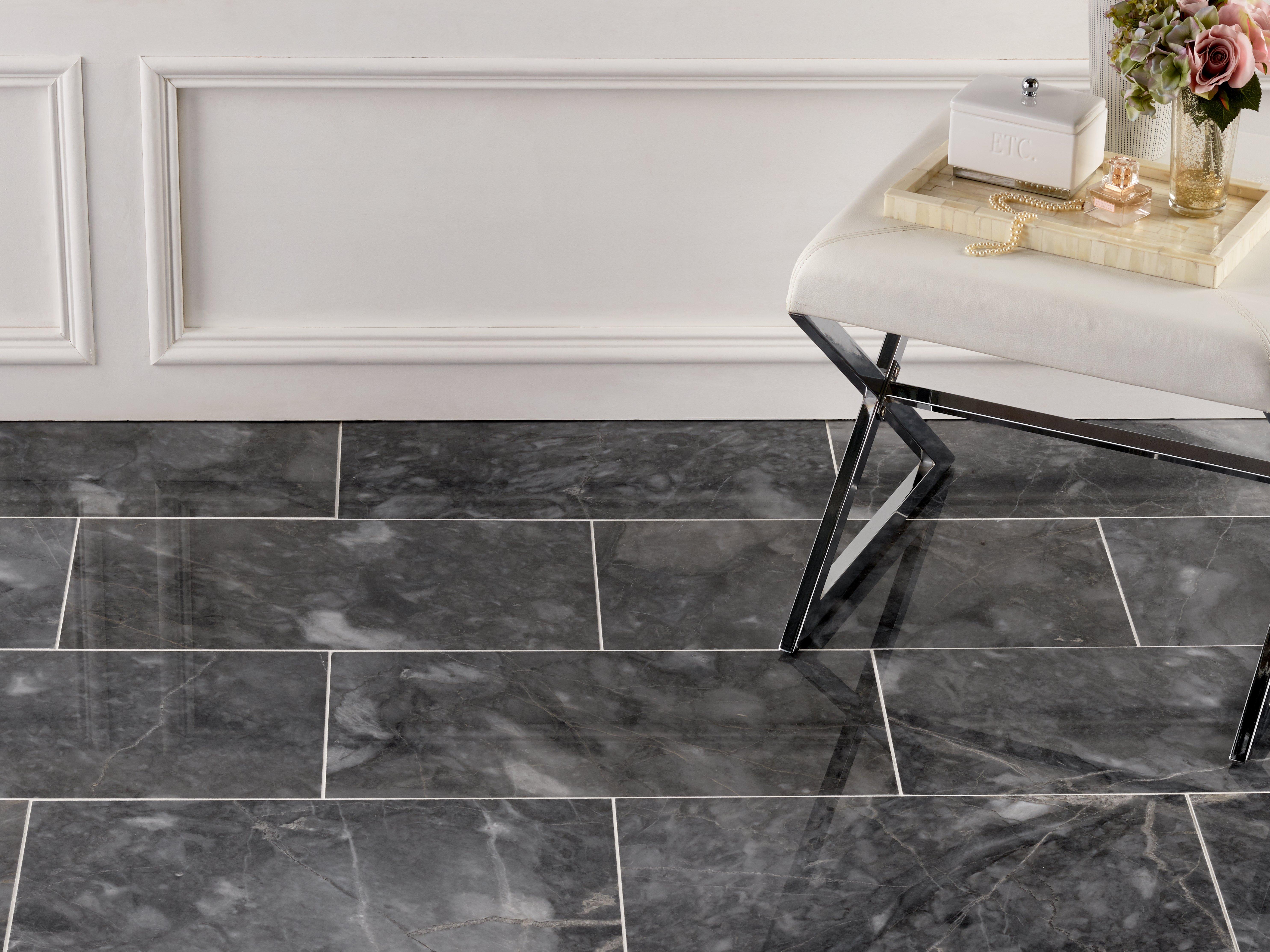 Vogue Gray Polished Marble Tile