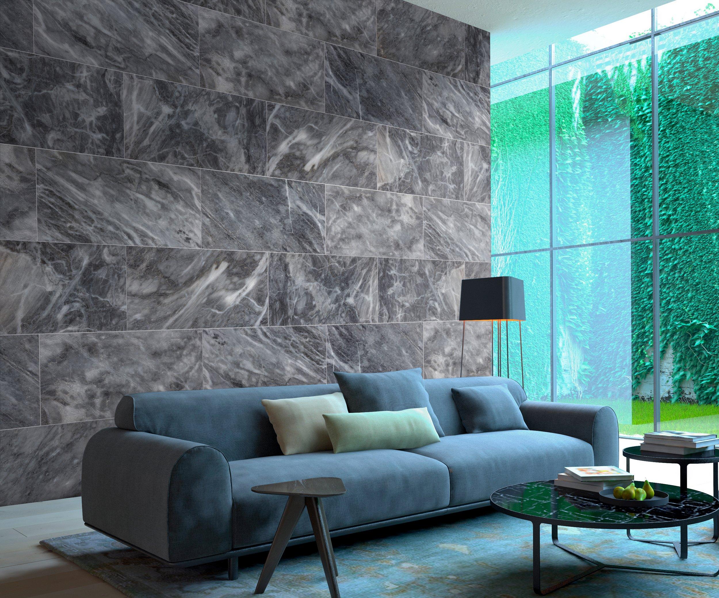 Vogue Gray Polished Marble Tile
