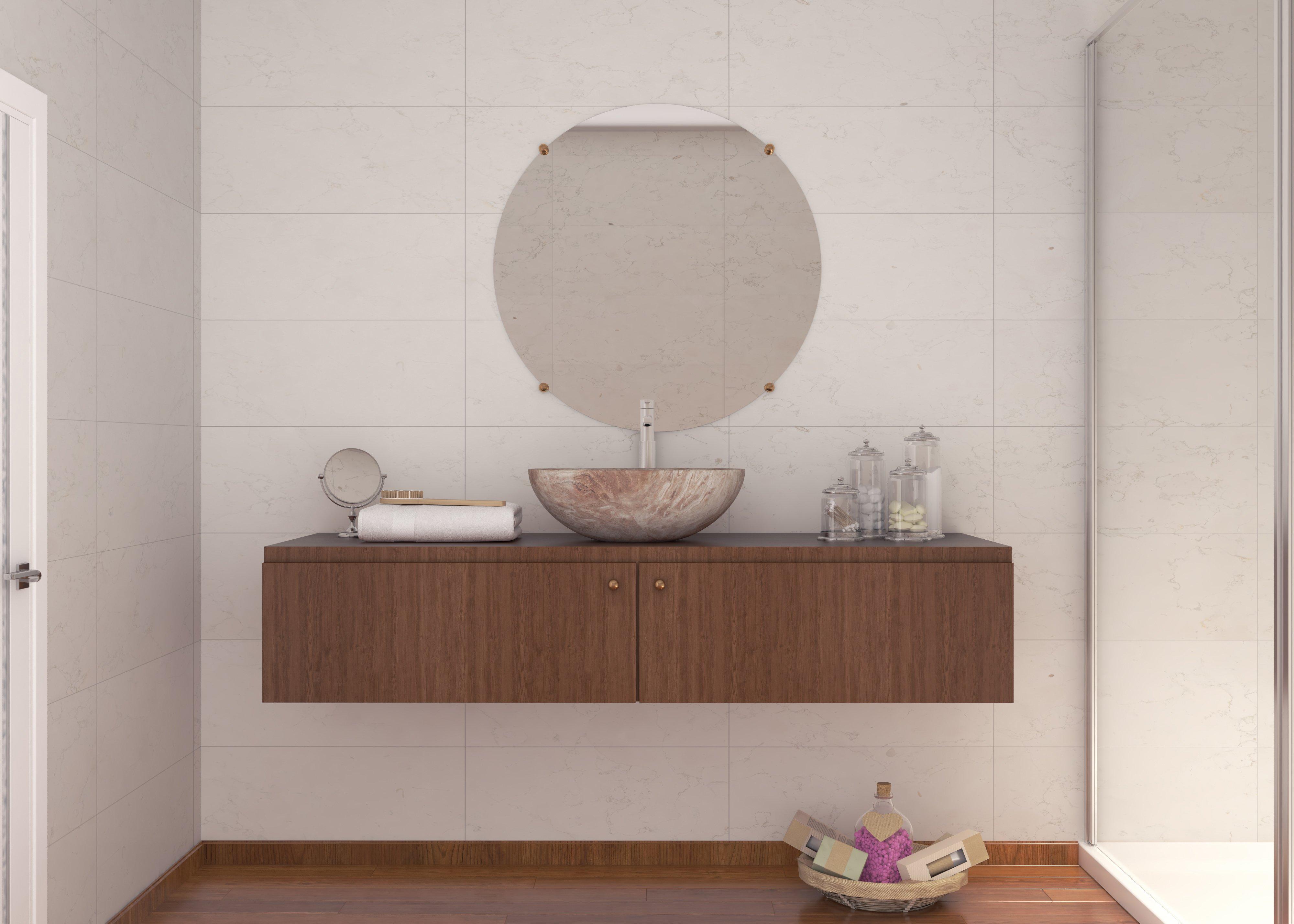 Serene Ivory II Honed Limestone Tile