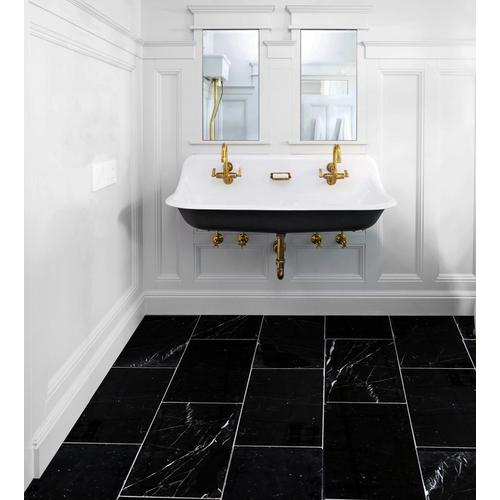 Sable Black Polished Marble Tile 12 X 24 100698174 Floor And Decor