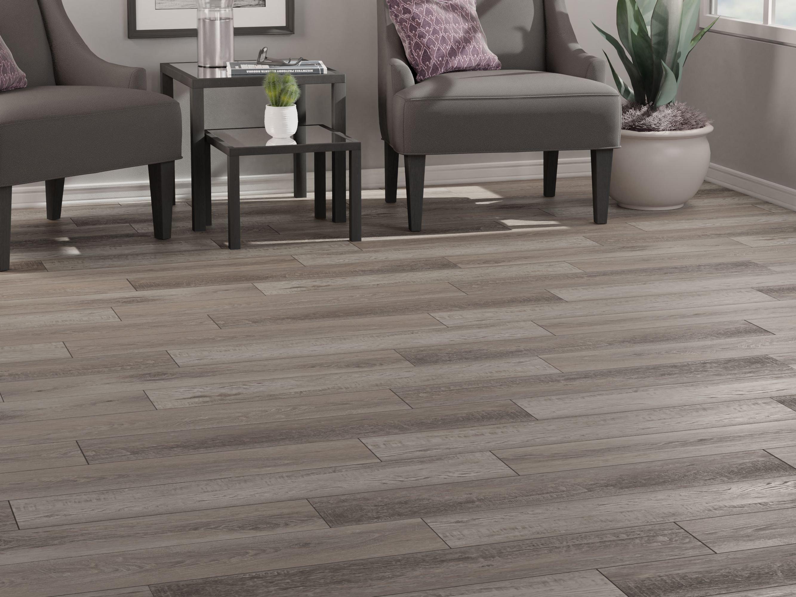 NuCore Performance | Earl Grey Rigid Core Luxury Vinyl Plank - Cork Back, 8 mm - Floor & Decor