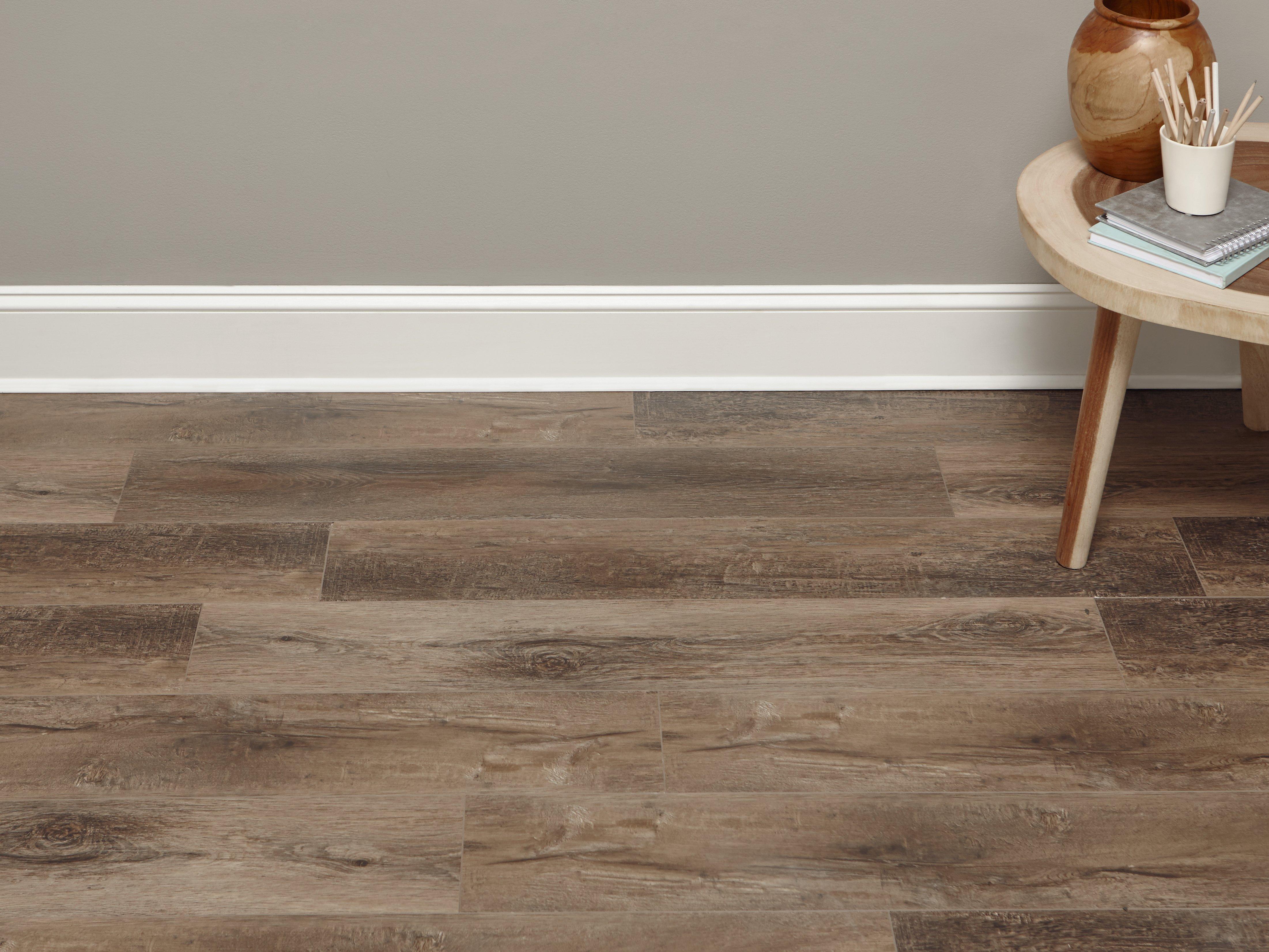 Sycamore Smoke Rigid Core Luxury Vinyl Plank - Cork Back