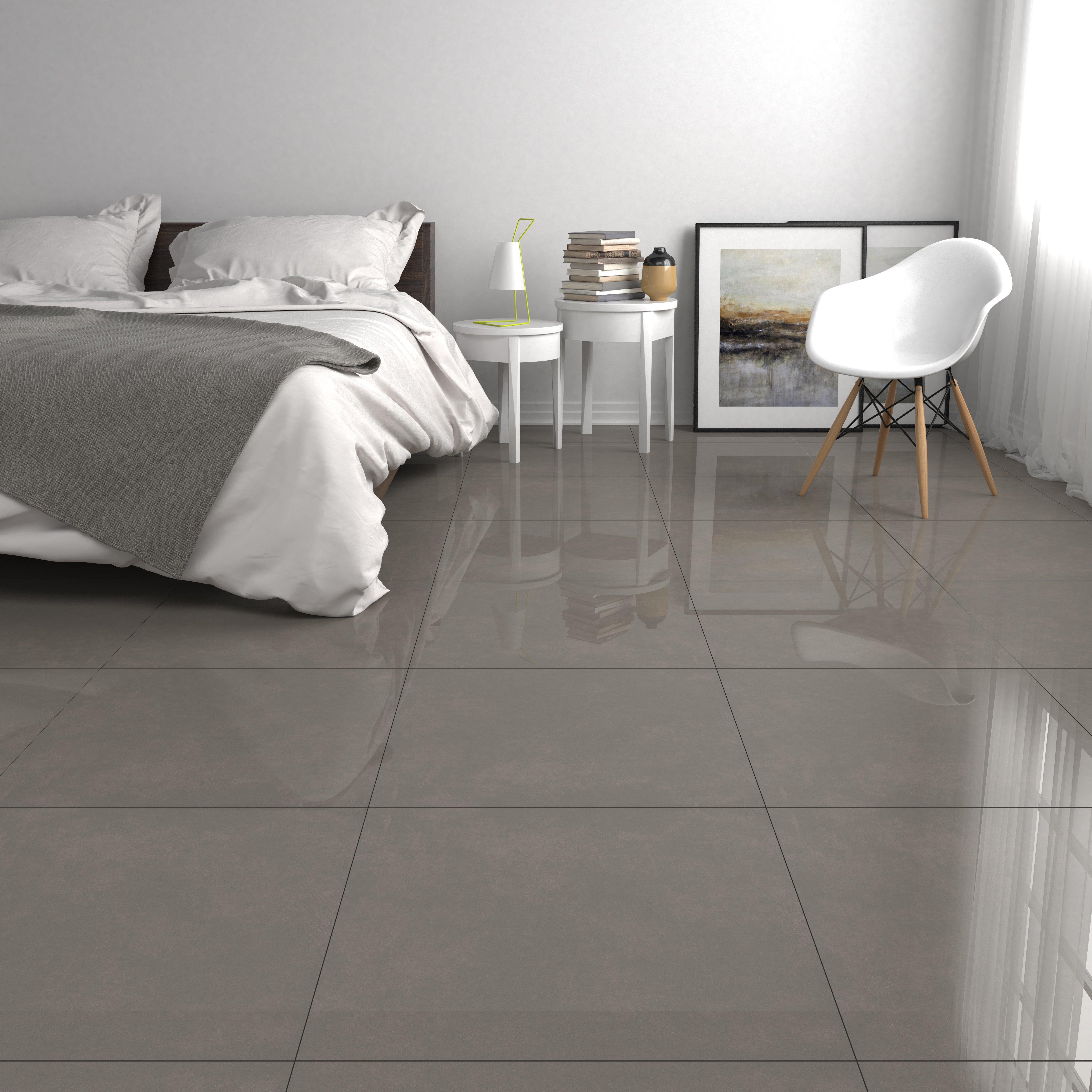 Concept Gray II Polished Porcelain Tile