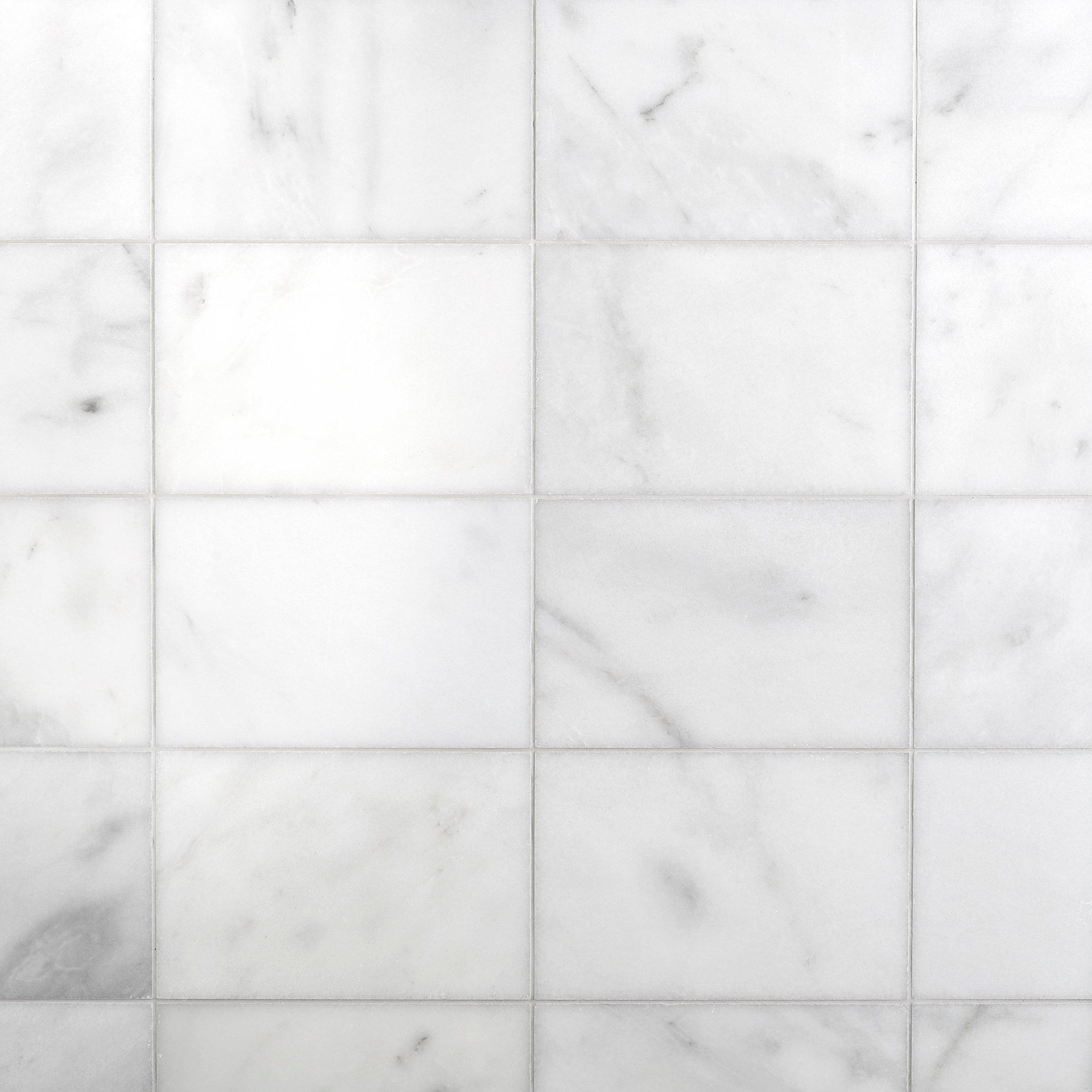 Carrara Chateau Polished Marble Tile