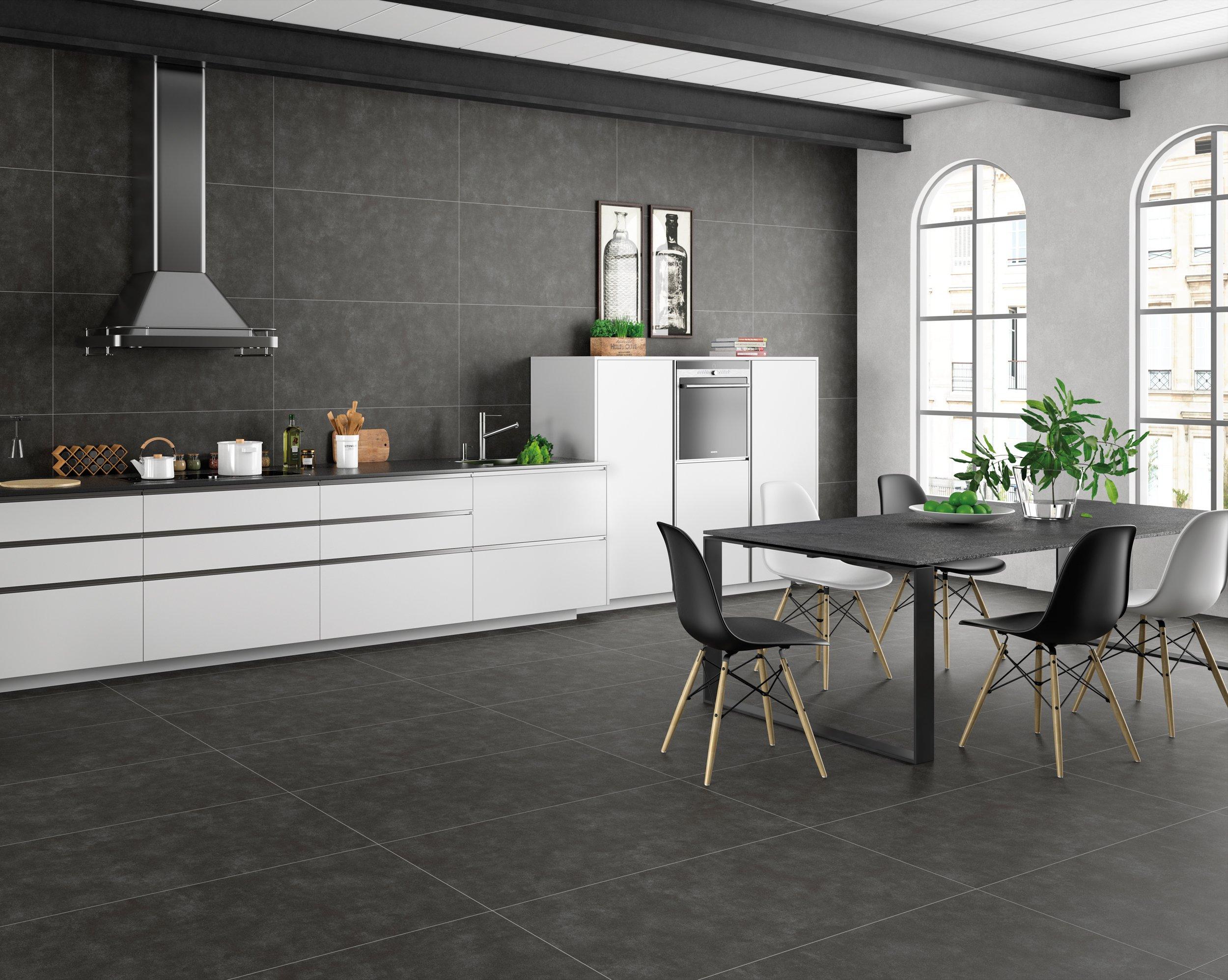 Uptown Antracite II Matte Porcelain Tile