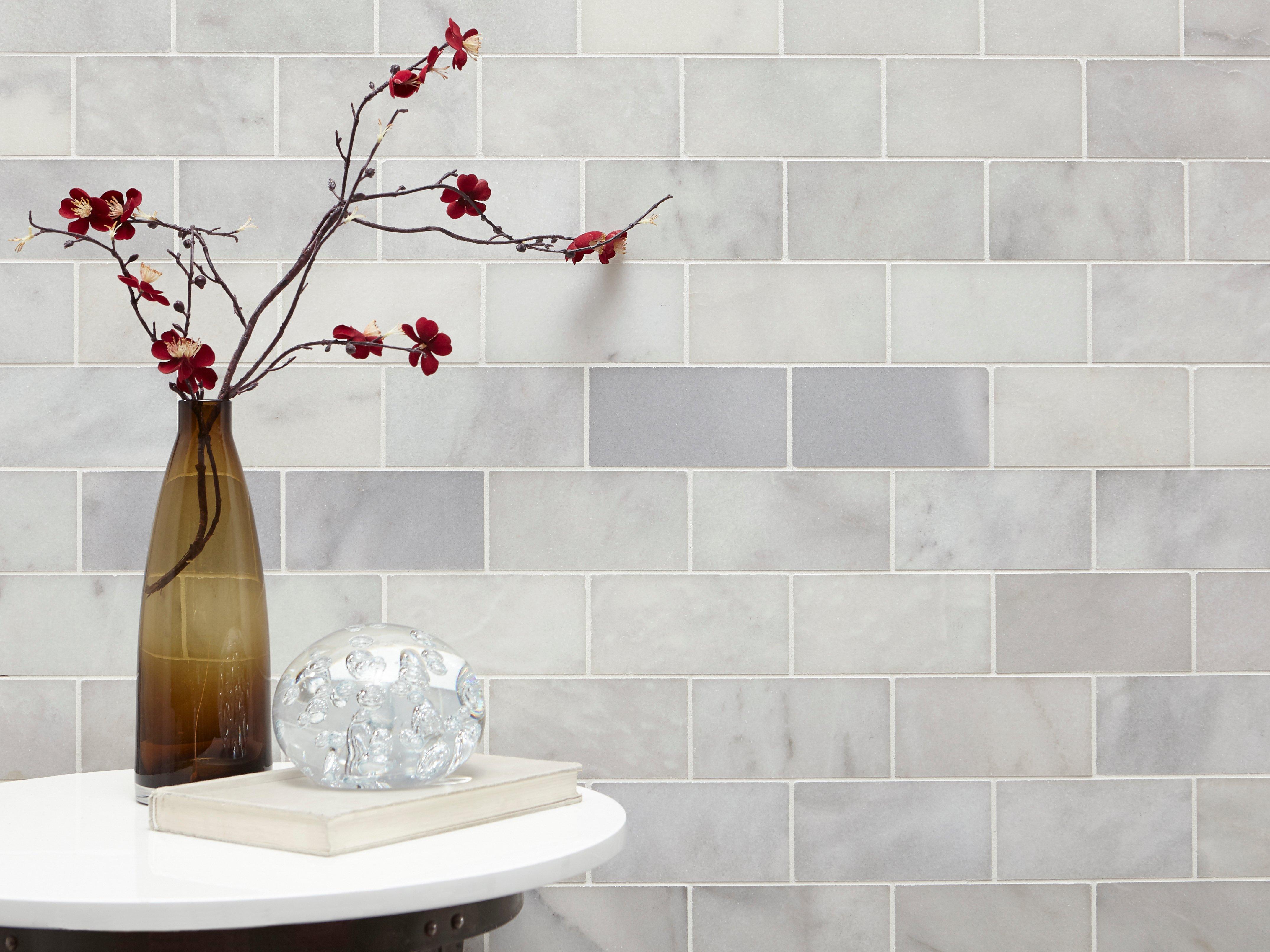 Carrara Chateau Honed Marble Tile