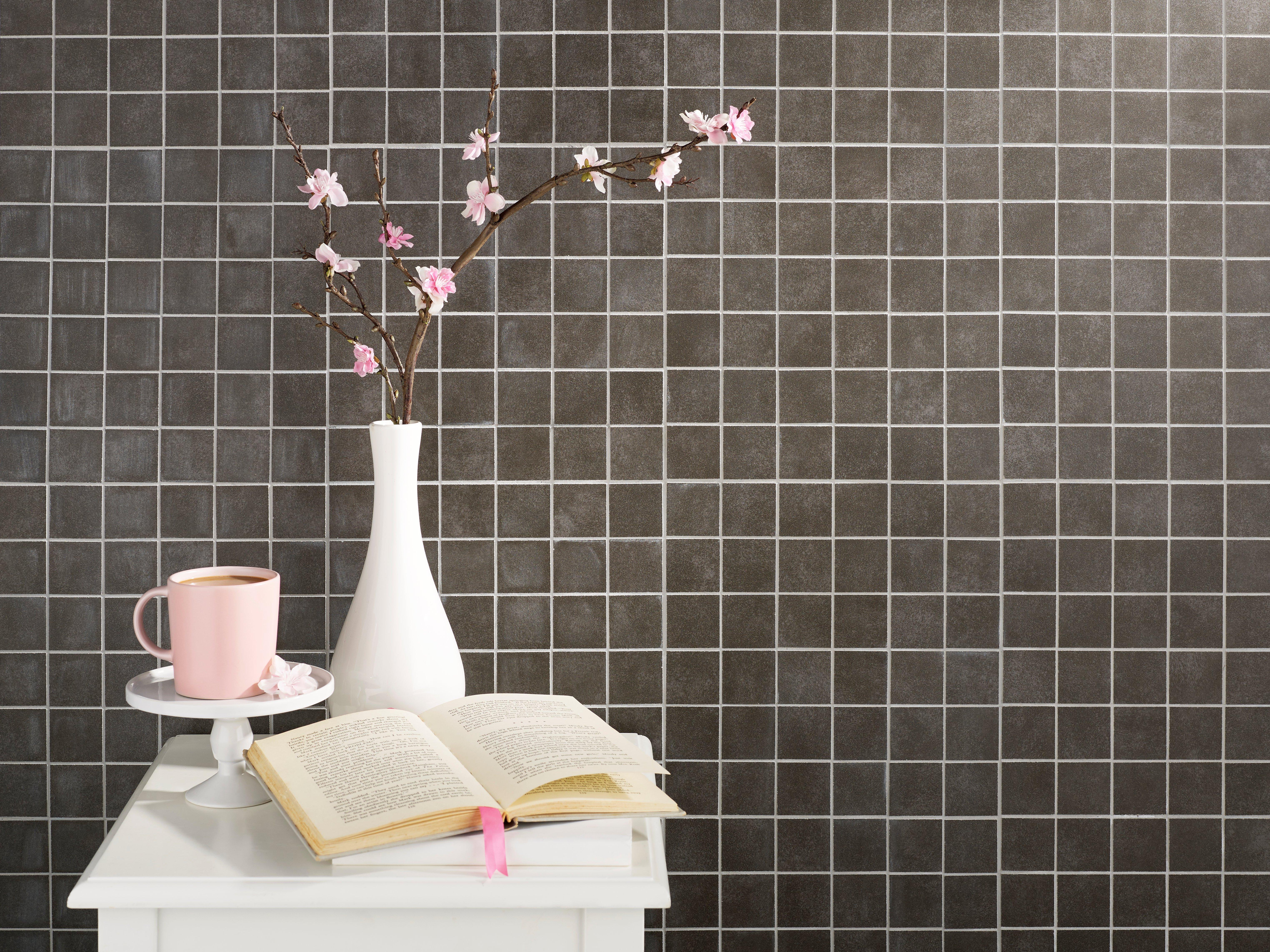 Uptown Antracite Matte Porcelain Mosaic