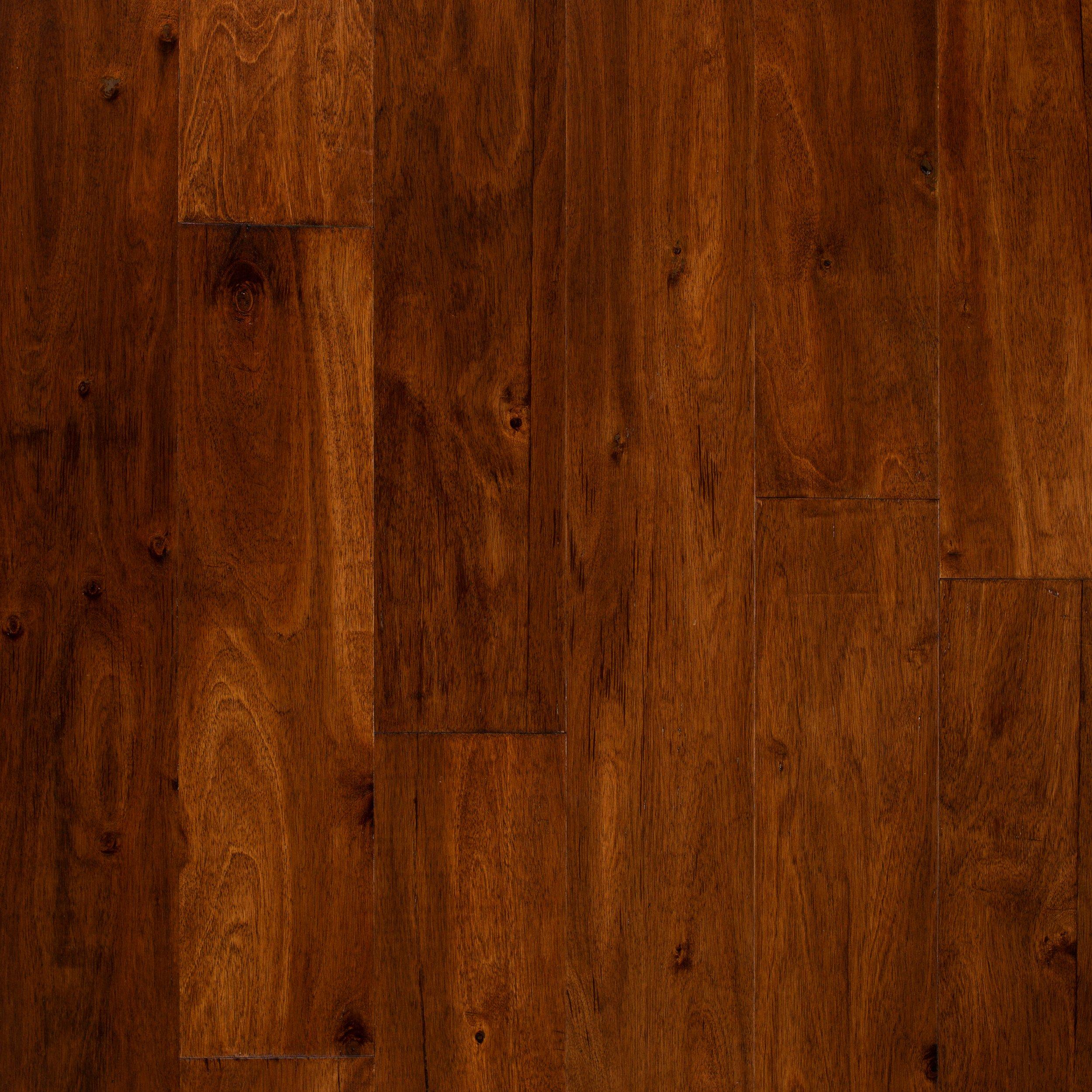 Chestnut Hickory Hand Scraped Engineered Hardwood - 3/8in. X 5in ...