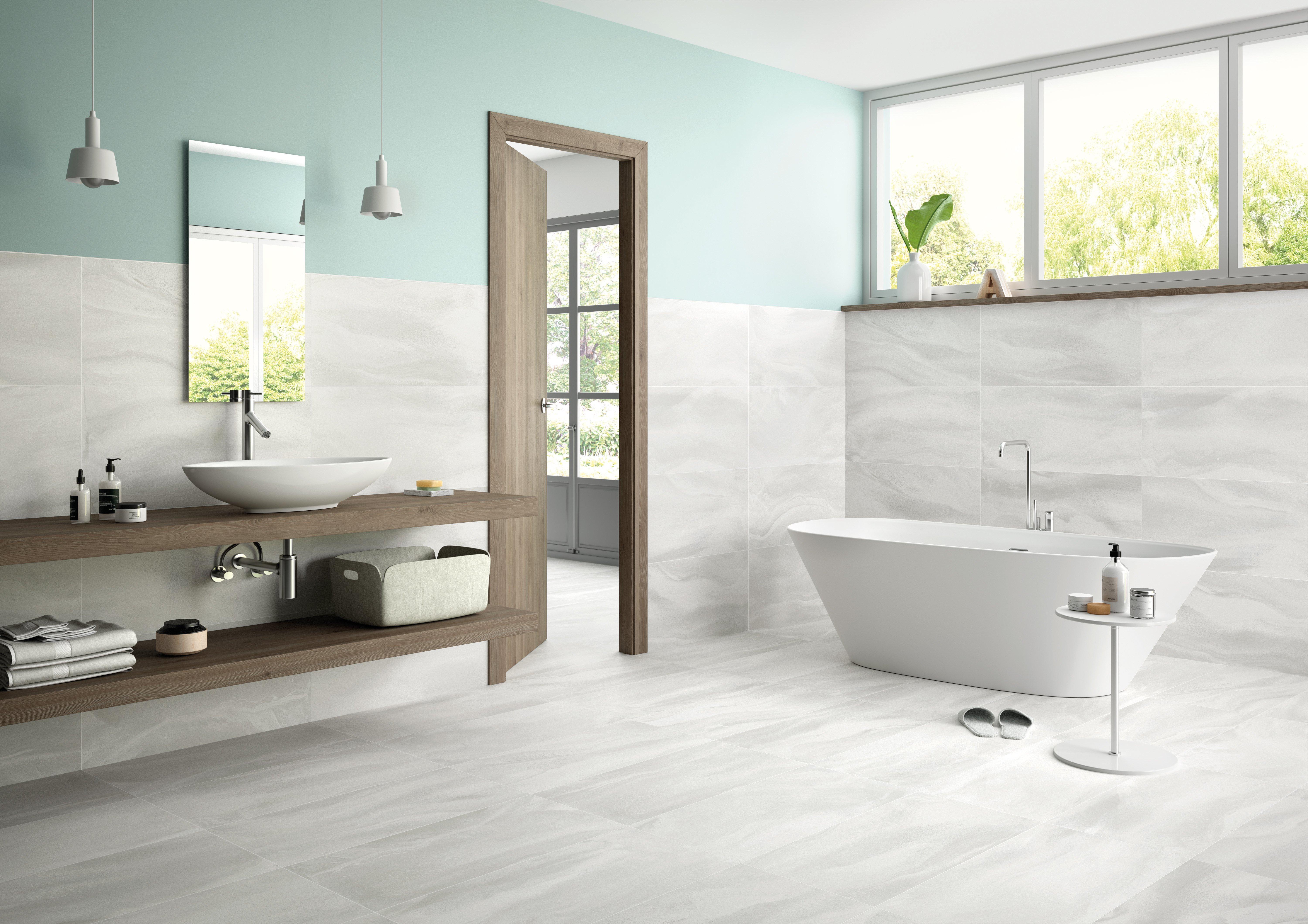Serenity White Porcelain Tile