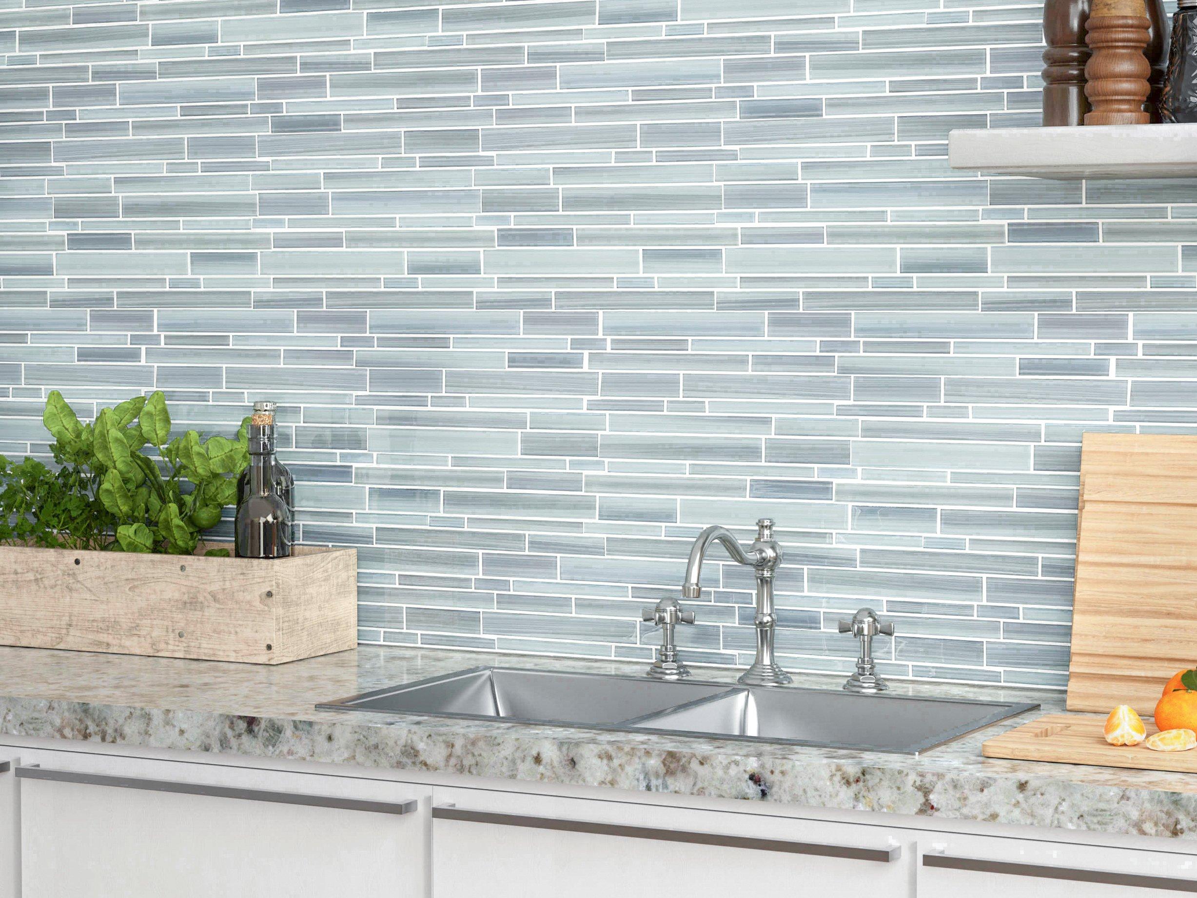 Beach Break Hand Painted Linear Glass Mosaic Tiles – Rocky Point Tile -  Online Tile Store