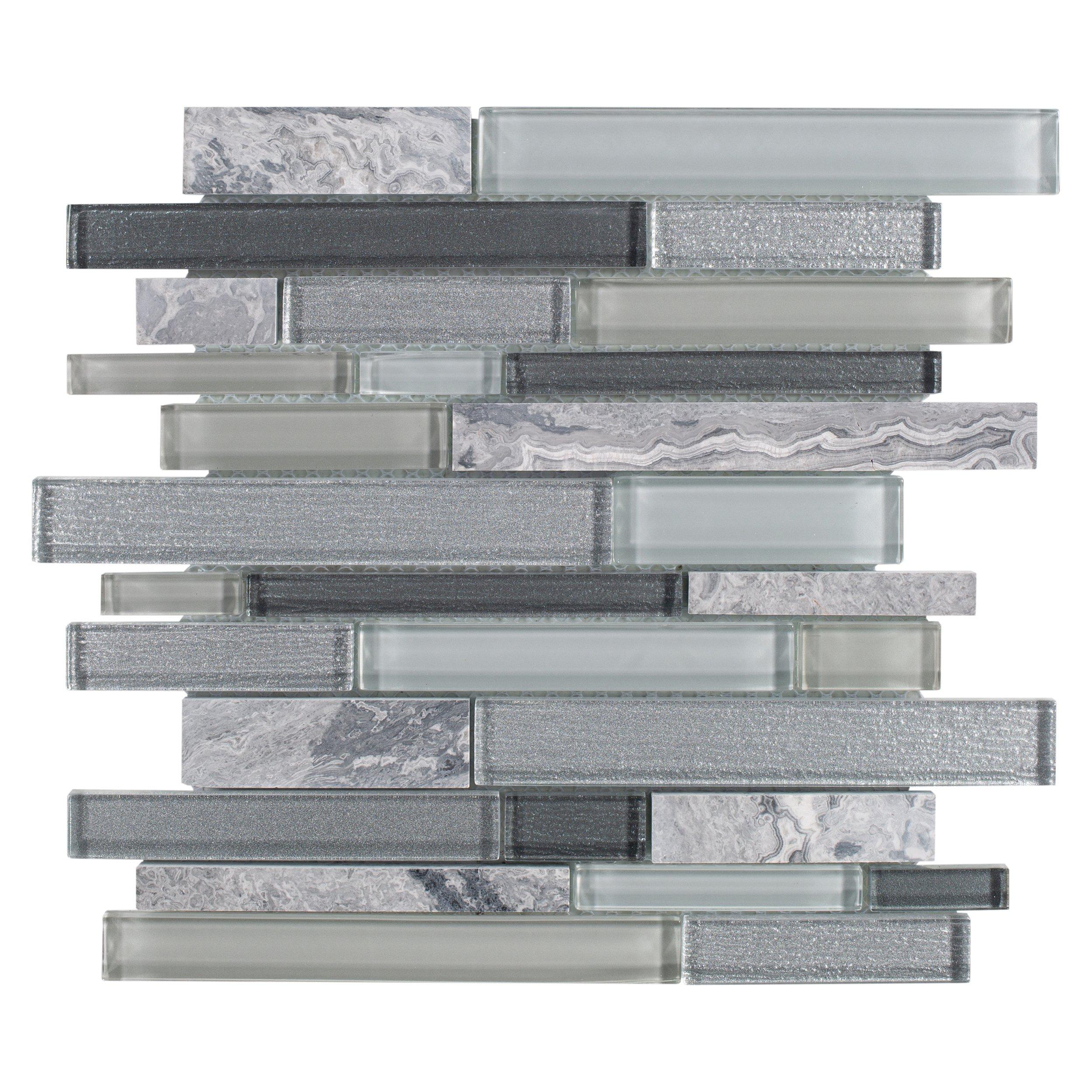Luna Linear Glass Mosaic