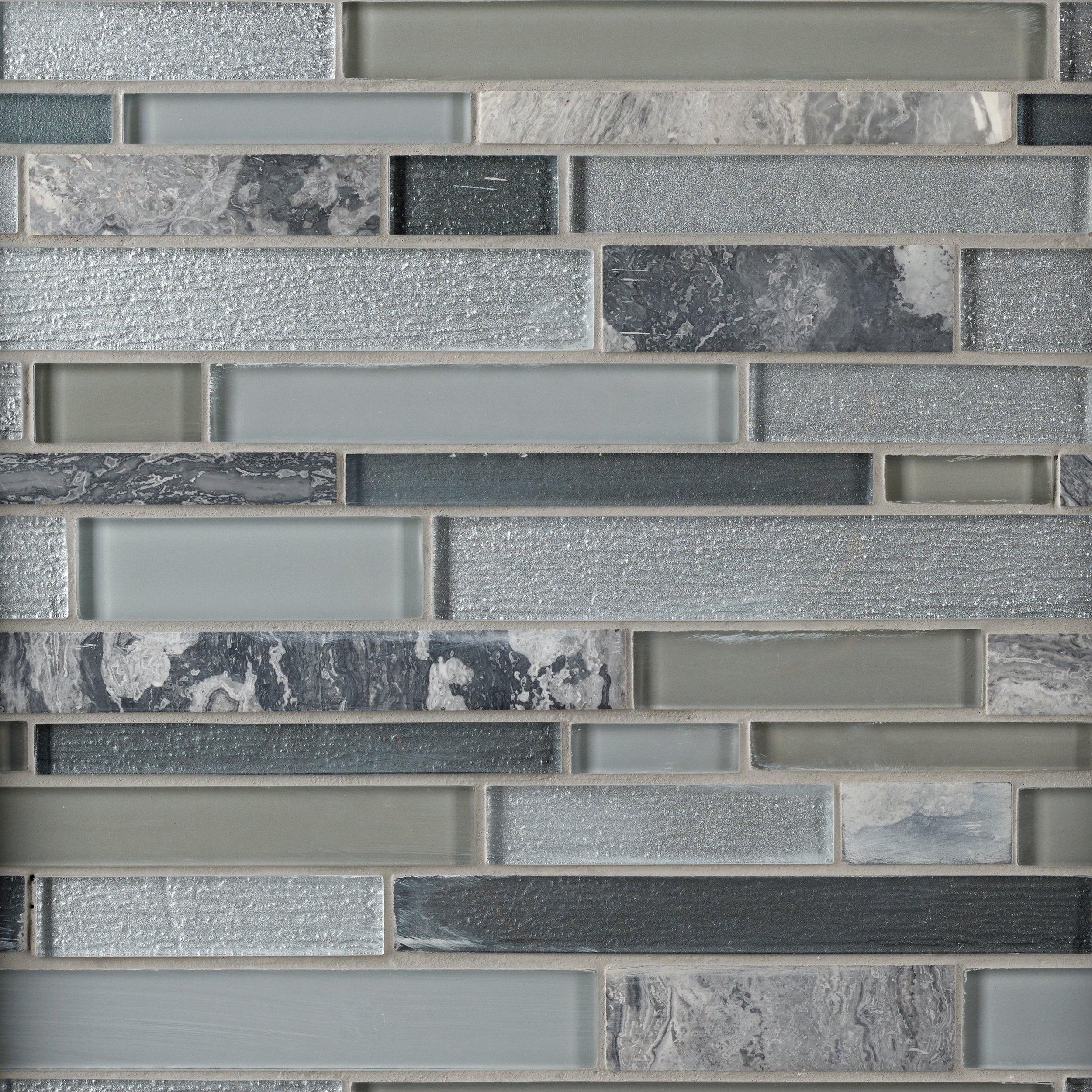 Luna Linear Glass Mosaic
