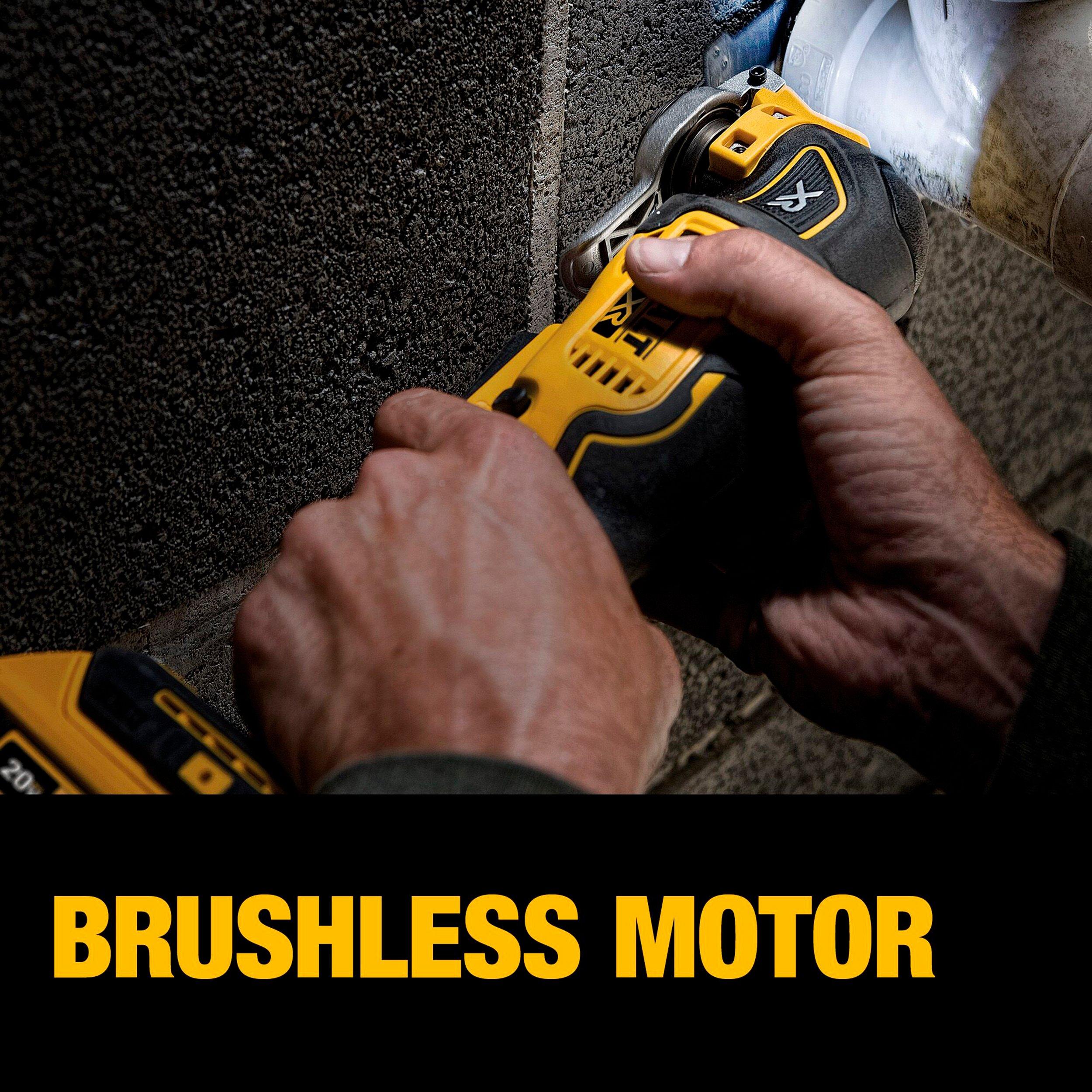 DeWalt 20 Volt Max XR Brushless Oscillating Multi Tool Kit Floor