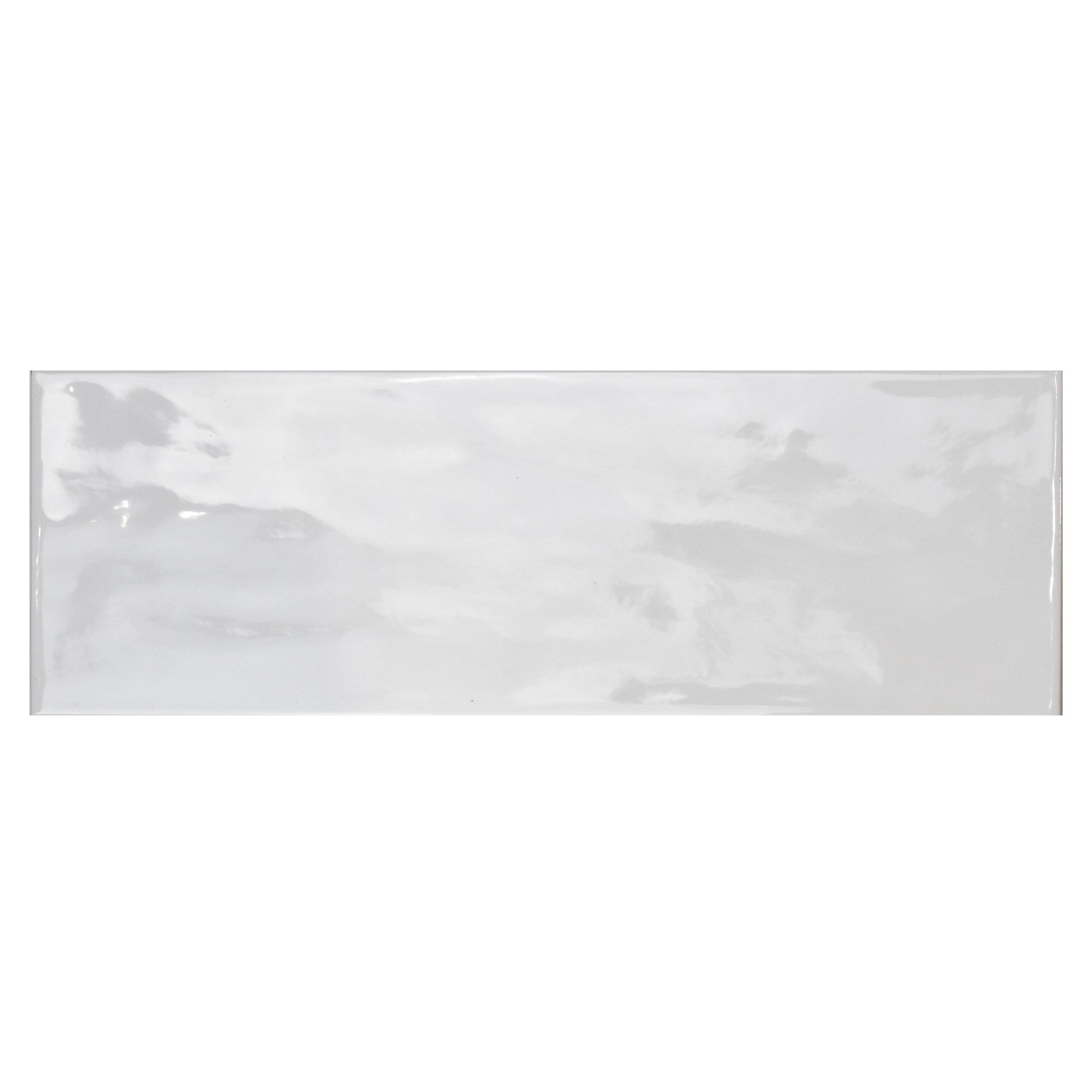 Maiolica White Polished Ceramic Tile