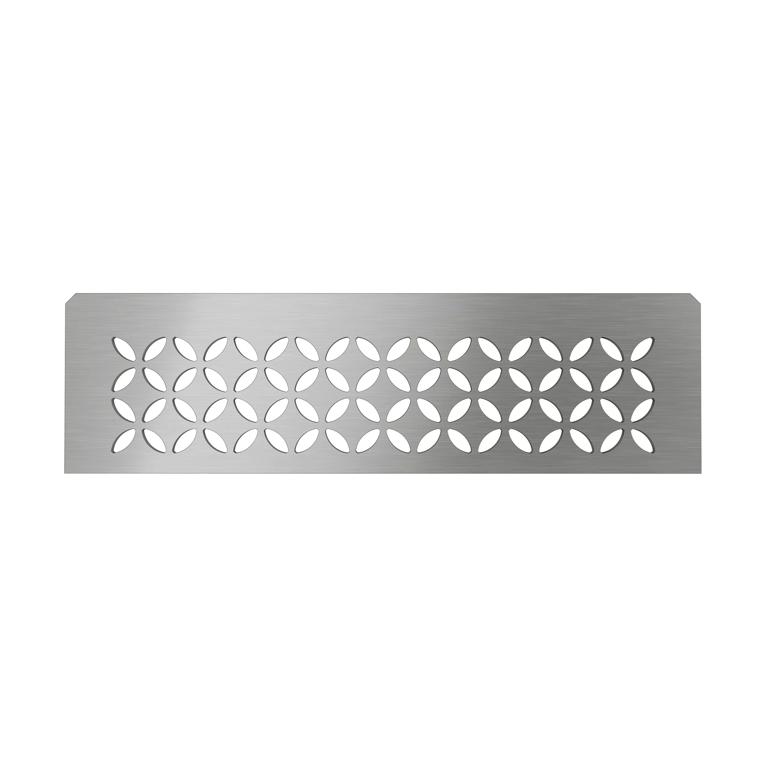 Schluter Shelf Rectangular Niche Floral Brush Stainless Steel