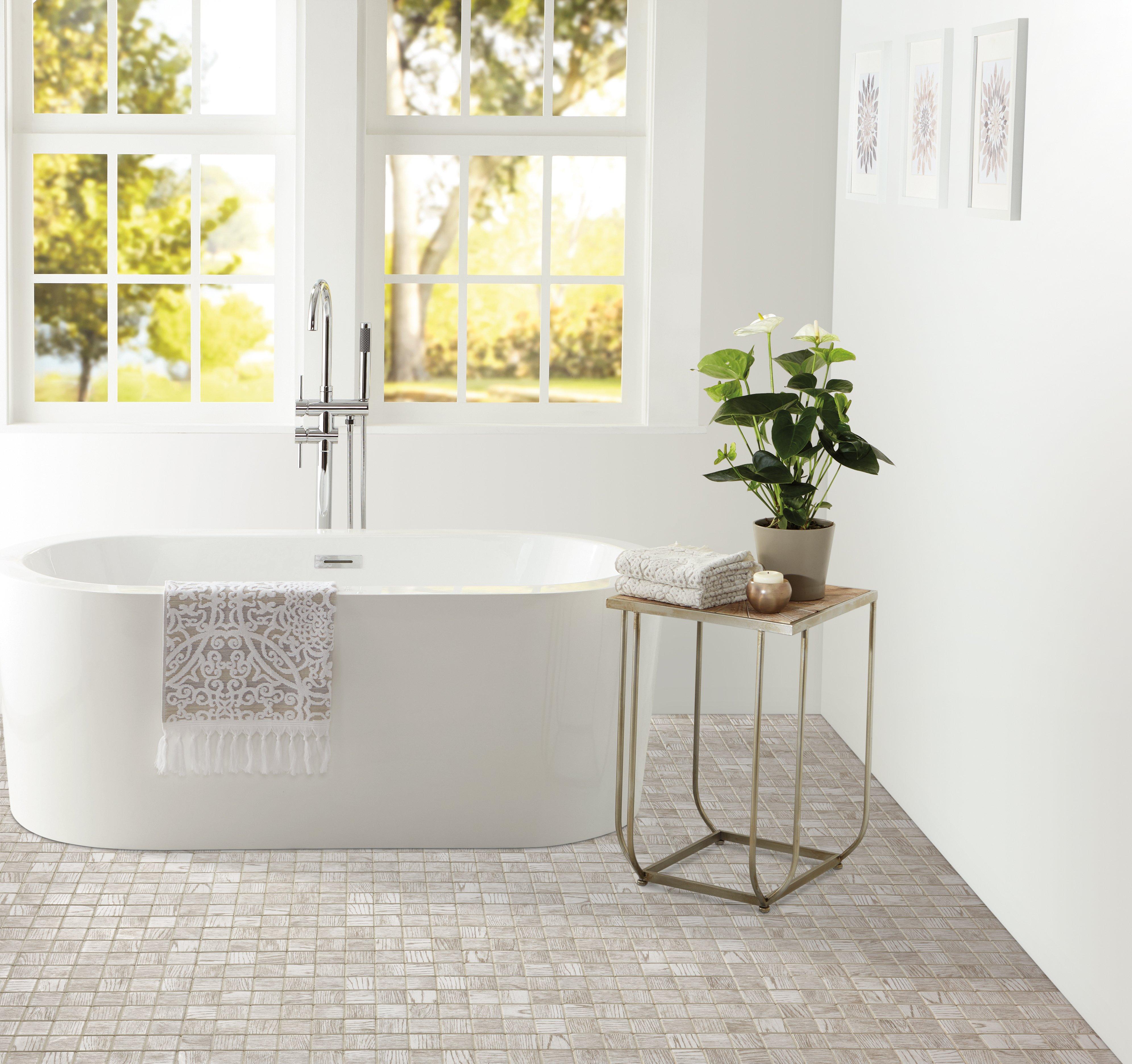 Nordic Pine 2 in. Square Matte Ceramic Mosaic