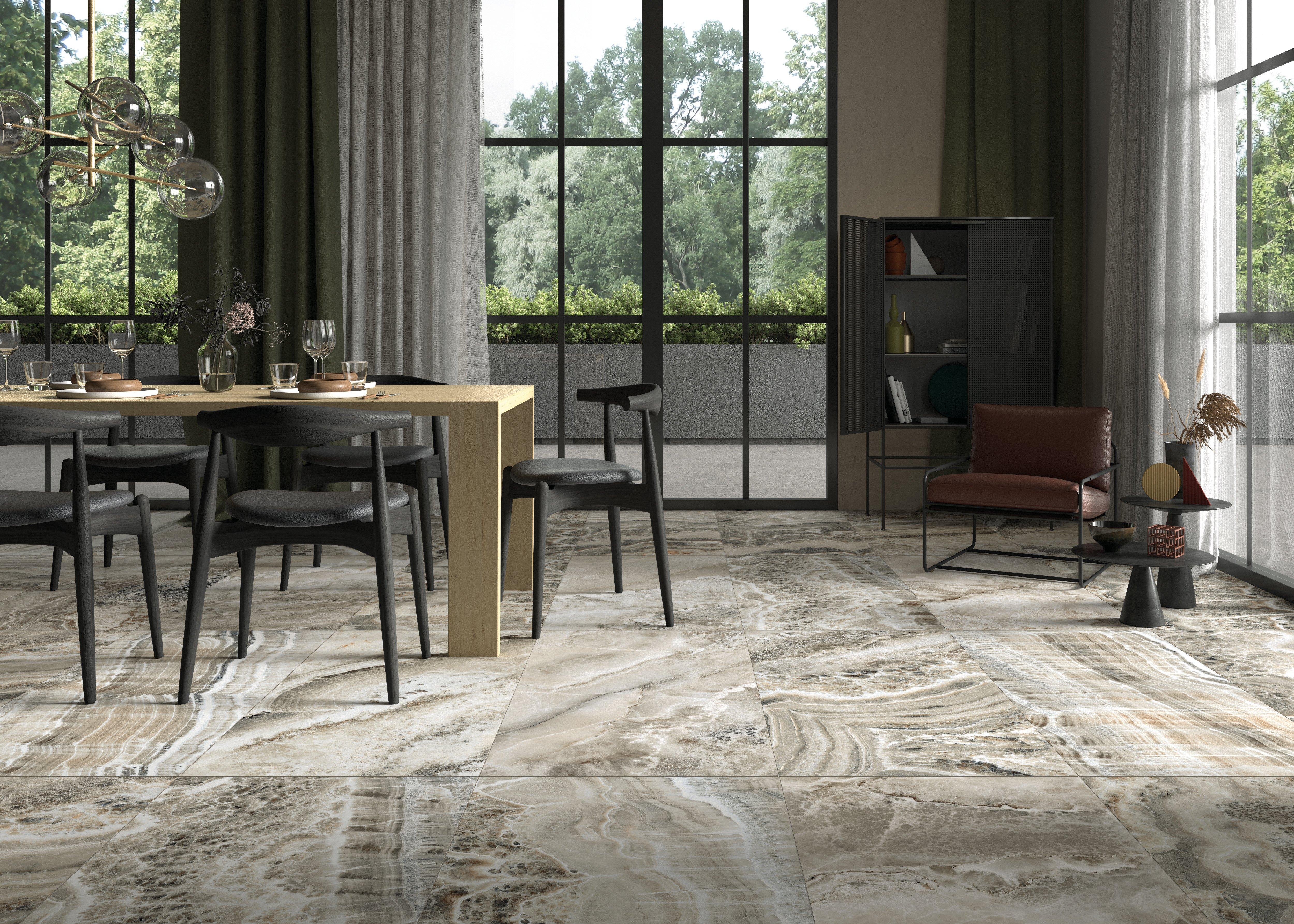 Nala Onyx Matte Porcelain Tile