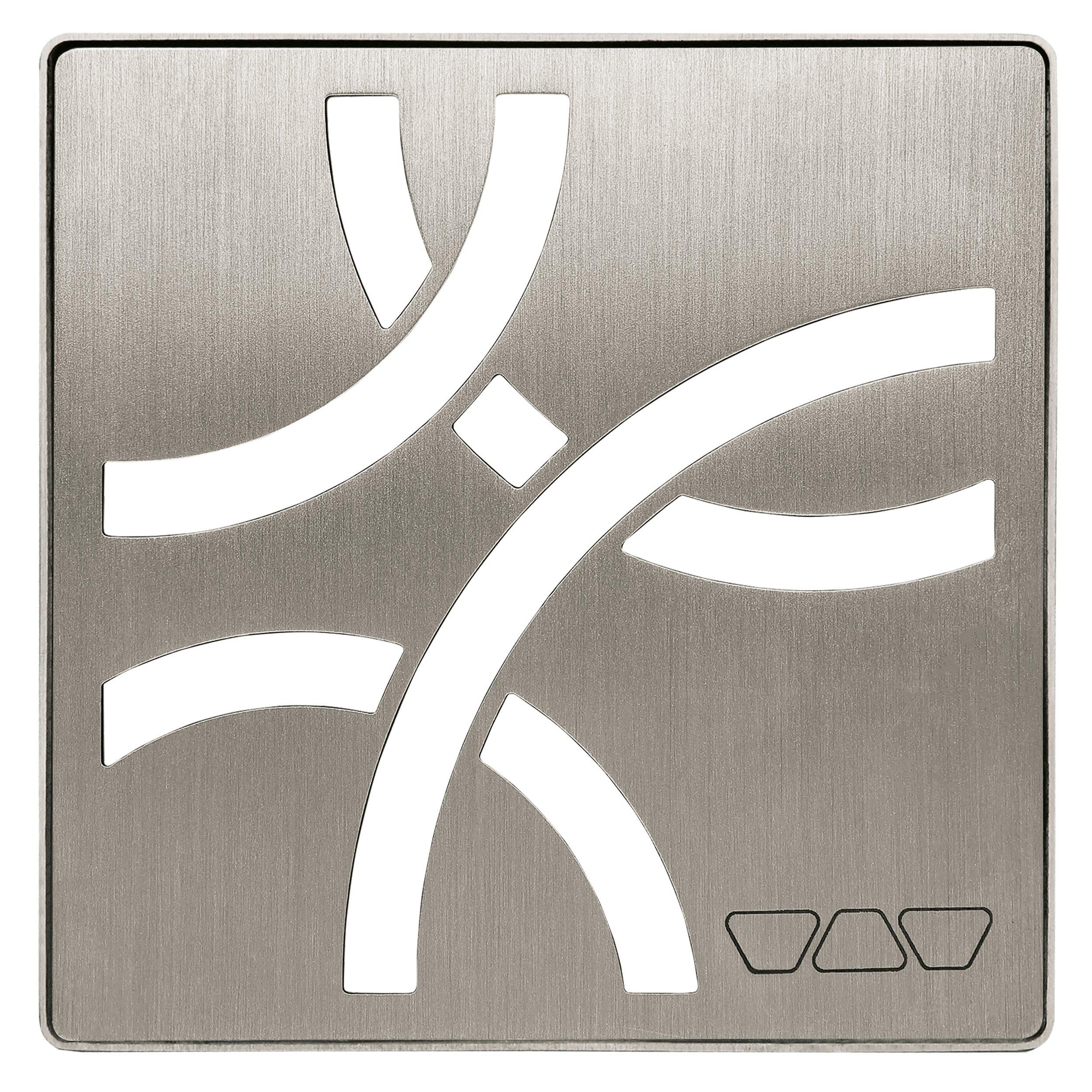 Schluter Kerdi-Drain 4in. Grate Brushed Nickel