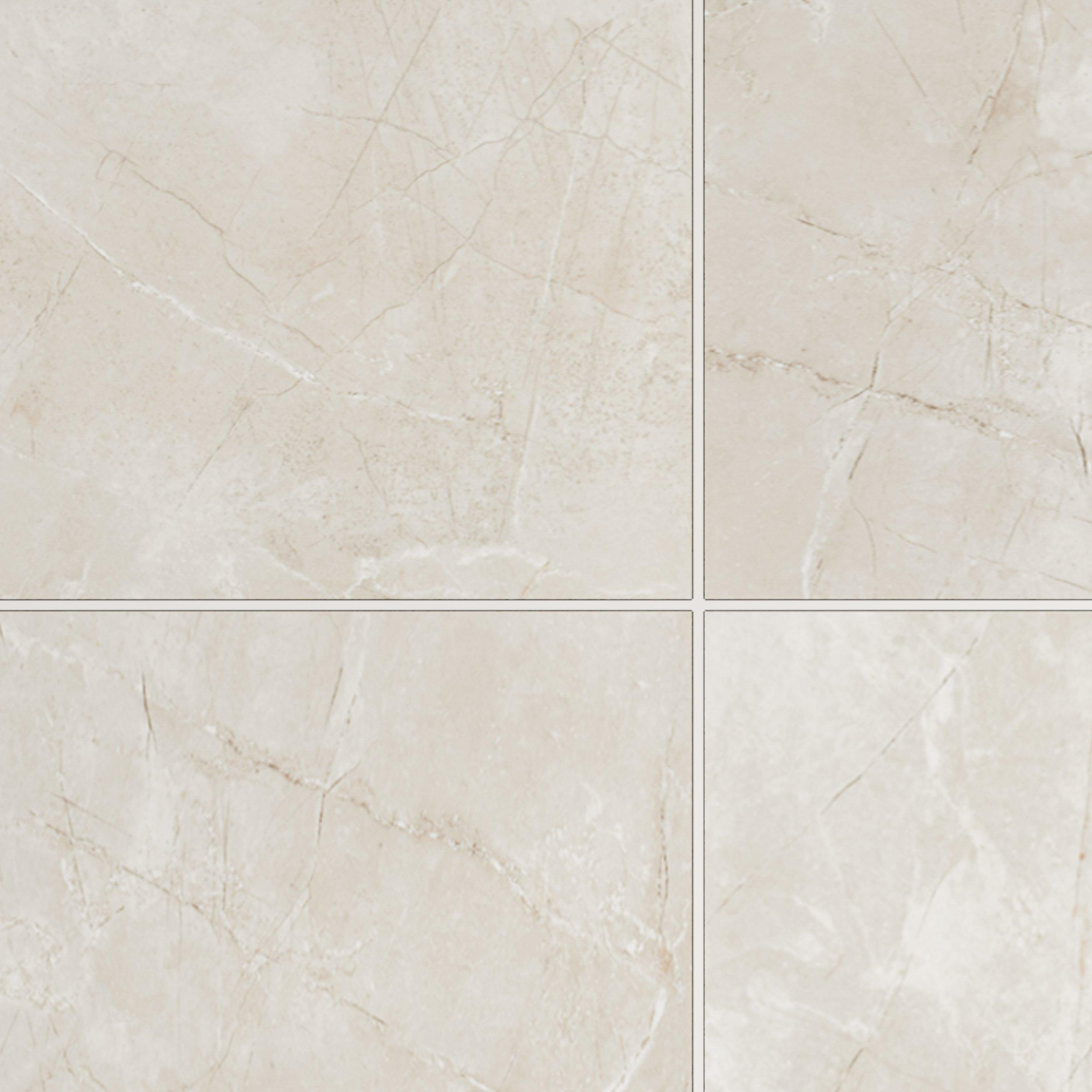 Seres Bianca Polished Porcelain Tile - Beige Tile | Floor and Decor