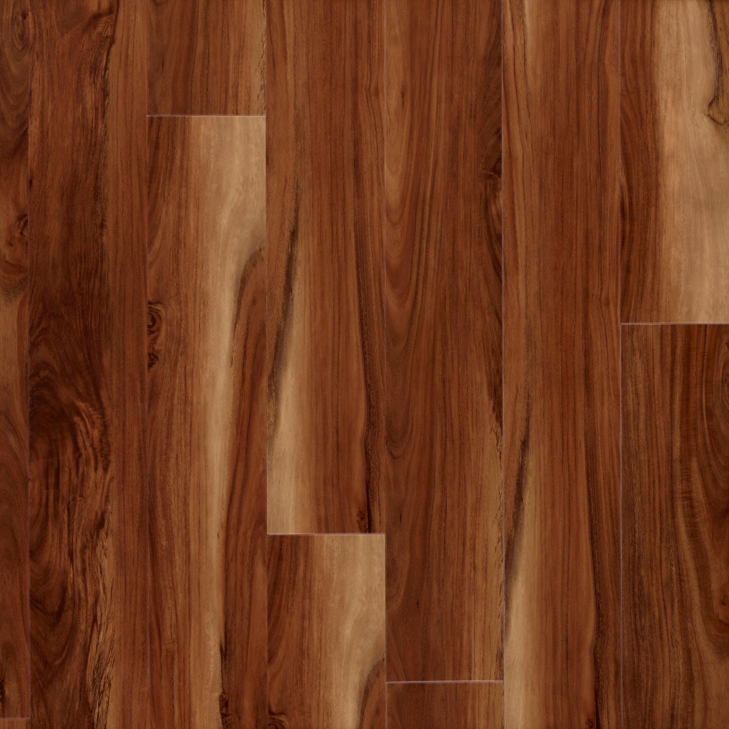 Acacia High Gloss Rigid Core Luxury Vinyl Plank - Cork Back