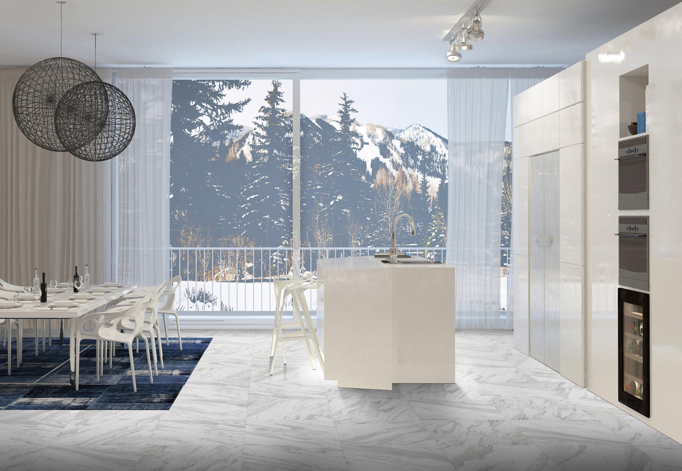 Cesari Bianca III Matte Porcelain Tile