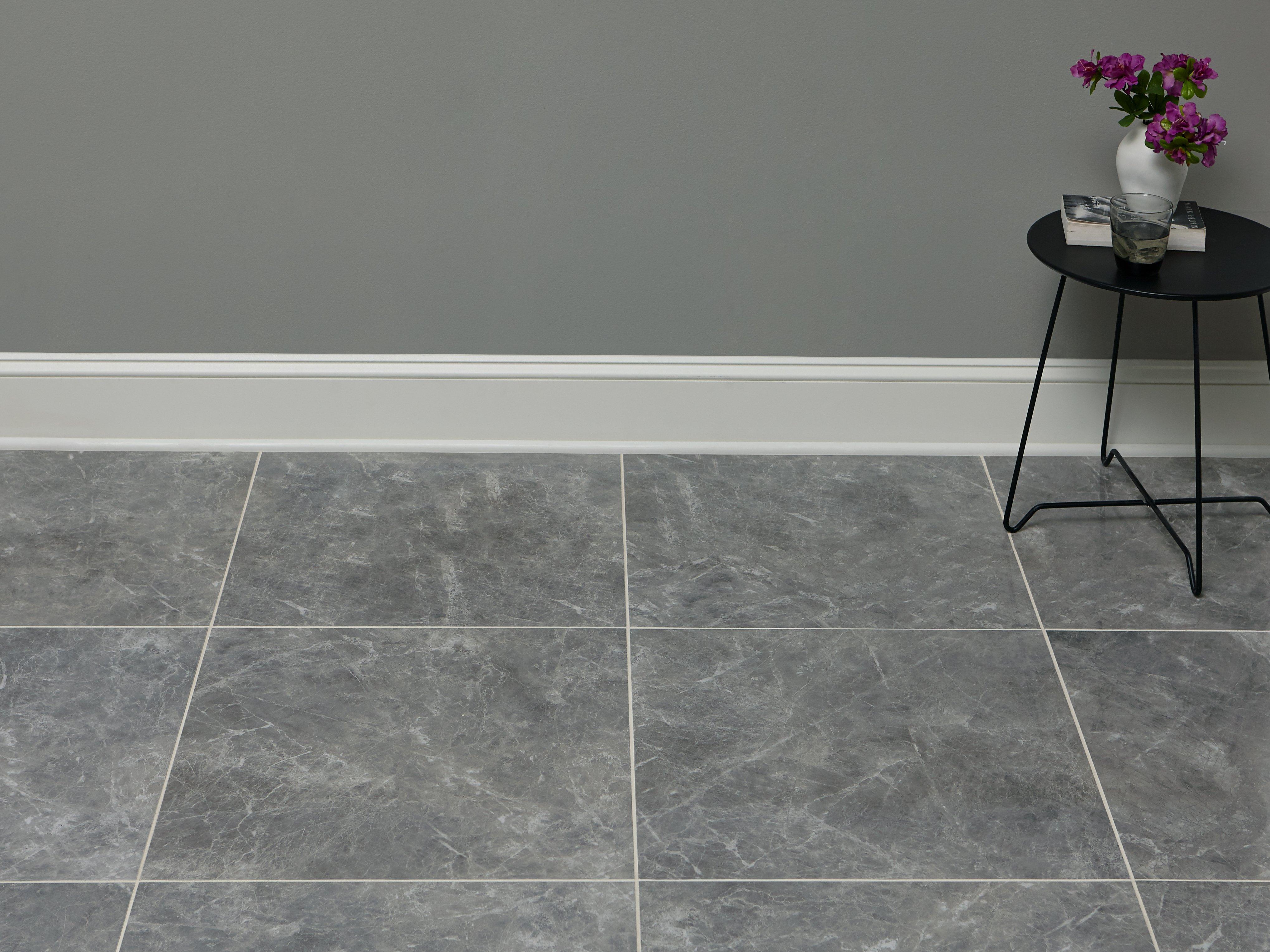 Scallop Lace Loving Earth Grey Glossy & Matte Porcelain Tile SCL592