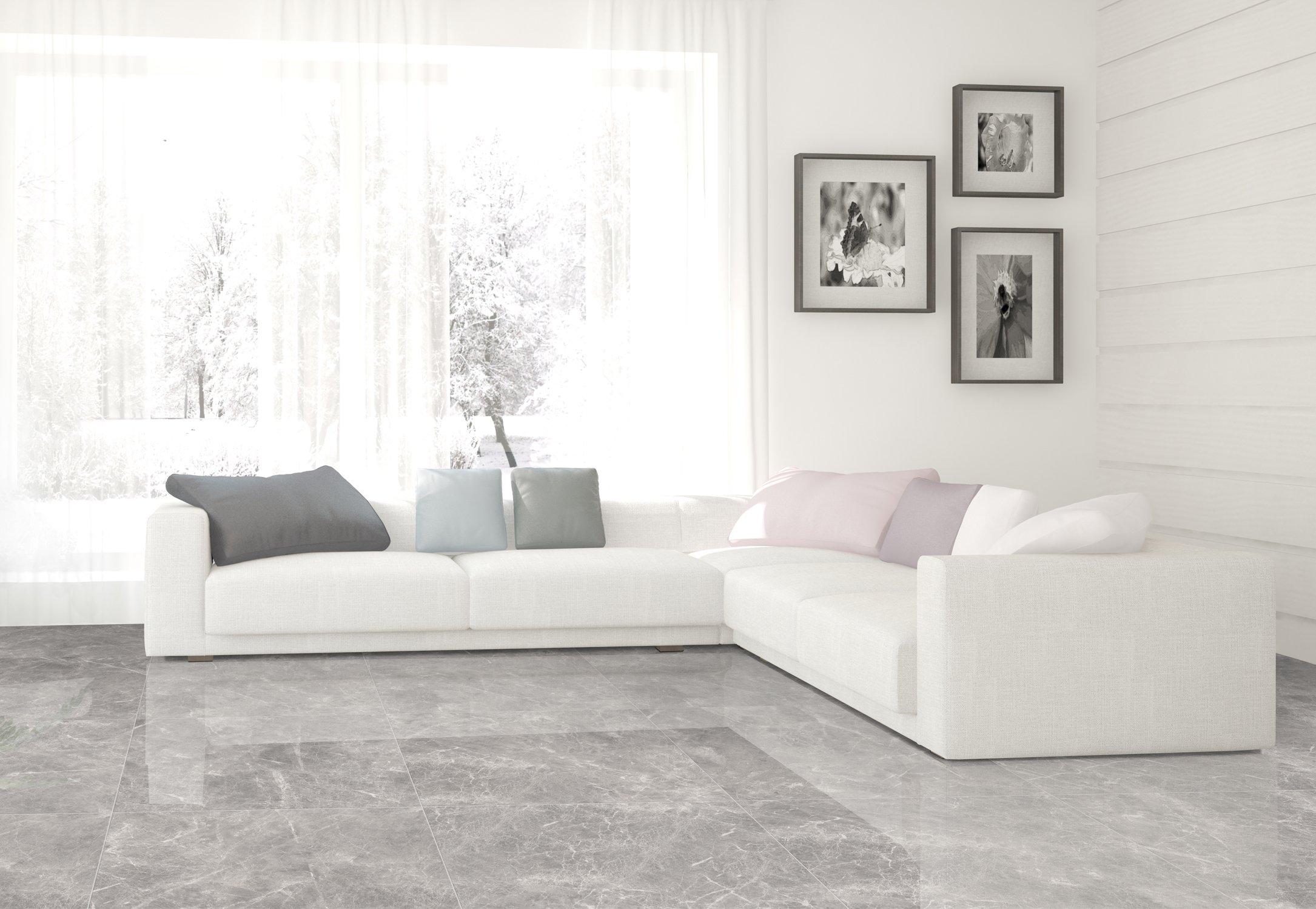 Laurento Gray II Polished Porcelain Tile