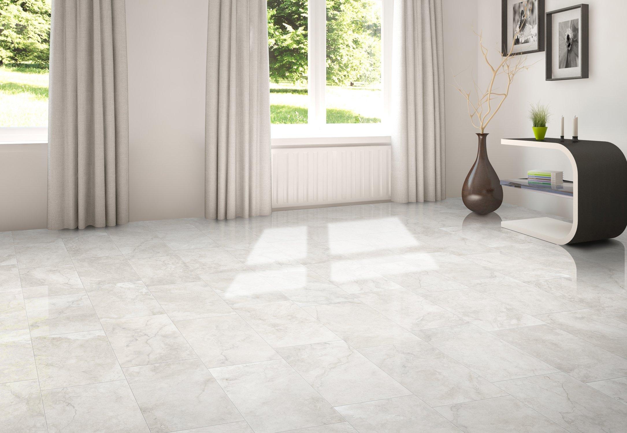 Kodiak White II Polished Porcelain Tile