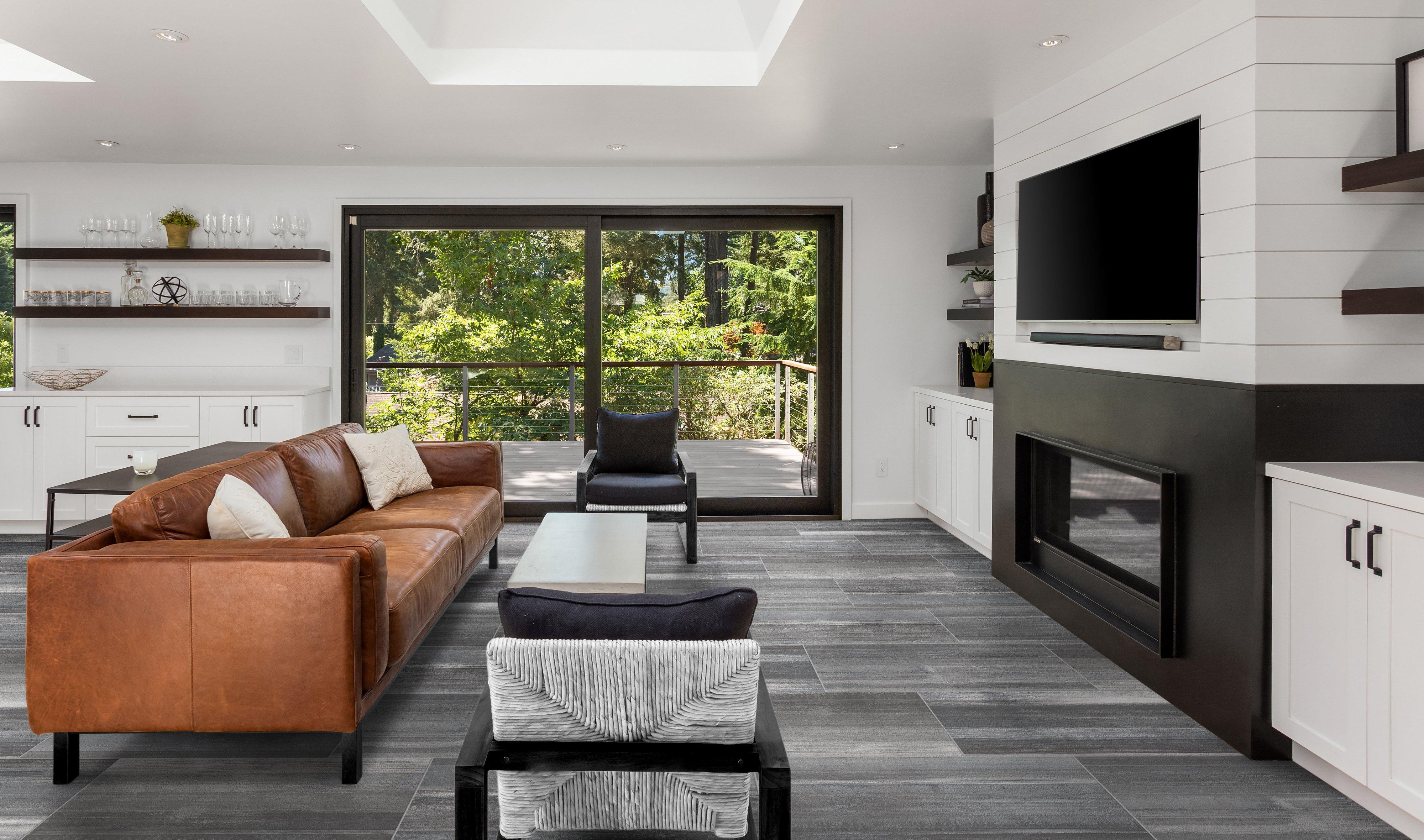 Broadloom Gray Matte Porcelain Tile