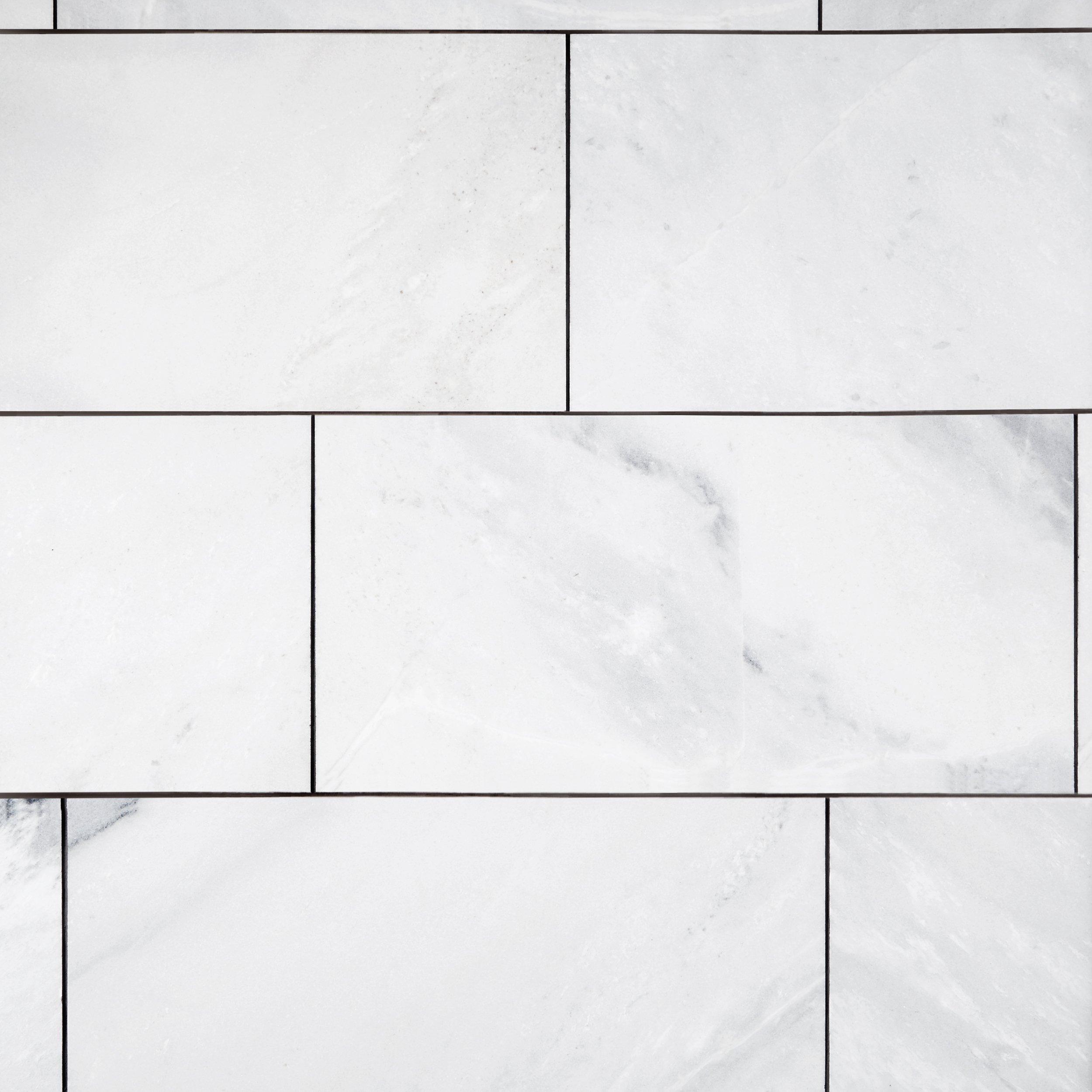 Anderson White Polished Floor Tiles - Tiles from Tile Mountain