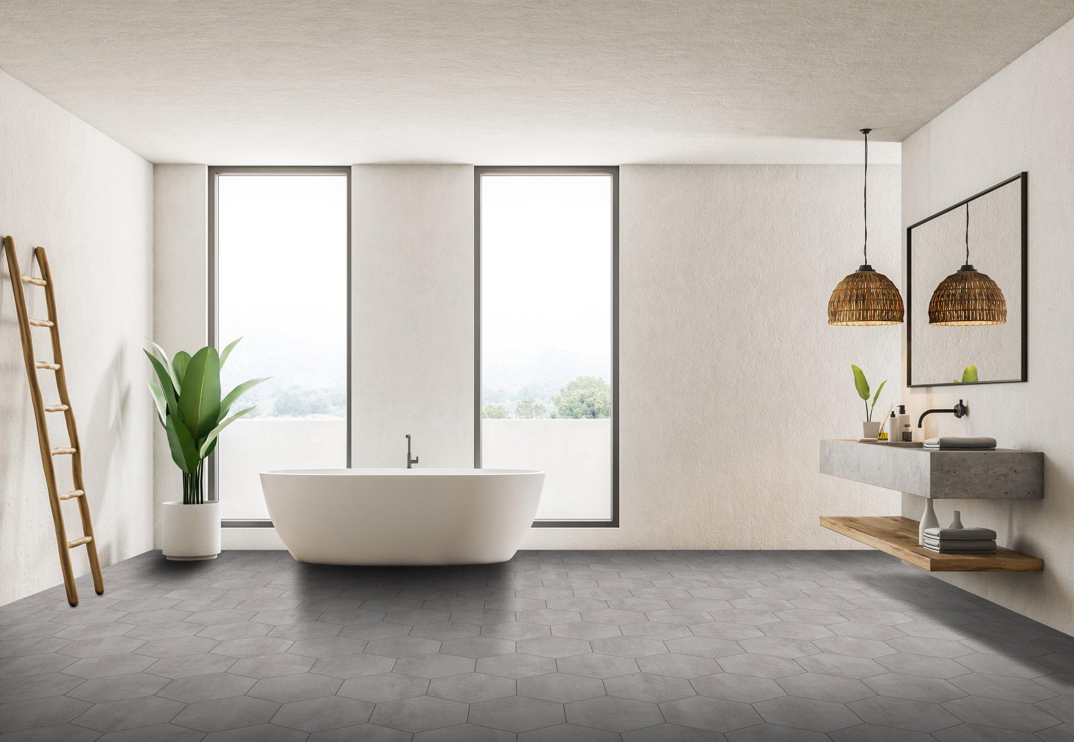 Candler Gray Matte Porcelain Tile