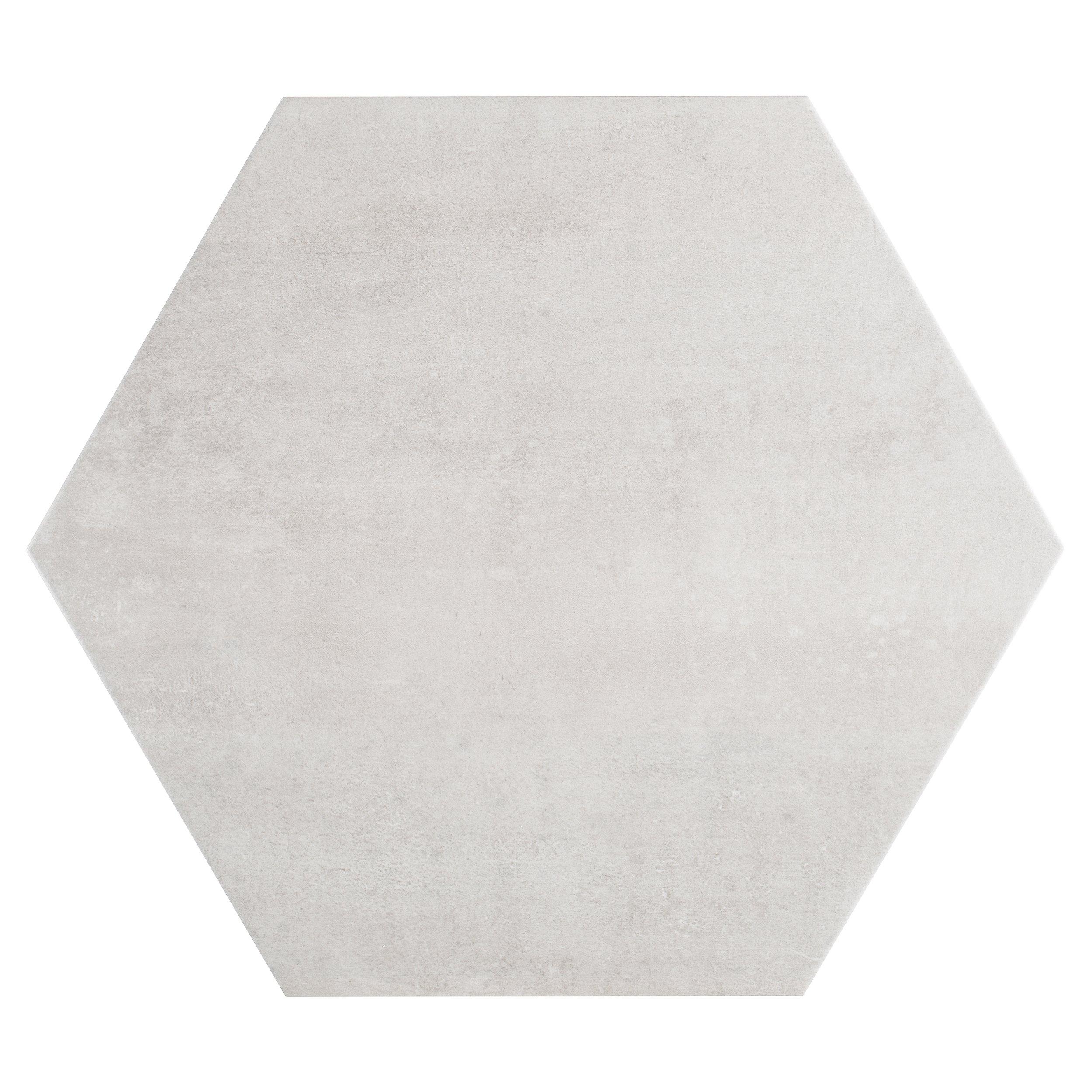 Candler Gray Hexagon Matte Porcelain Tile