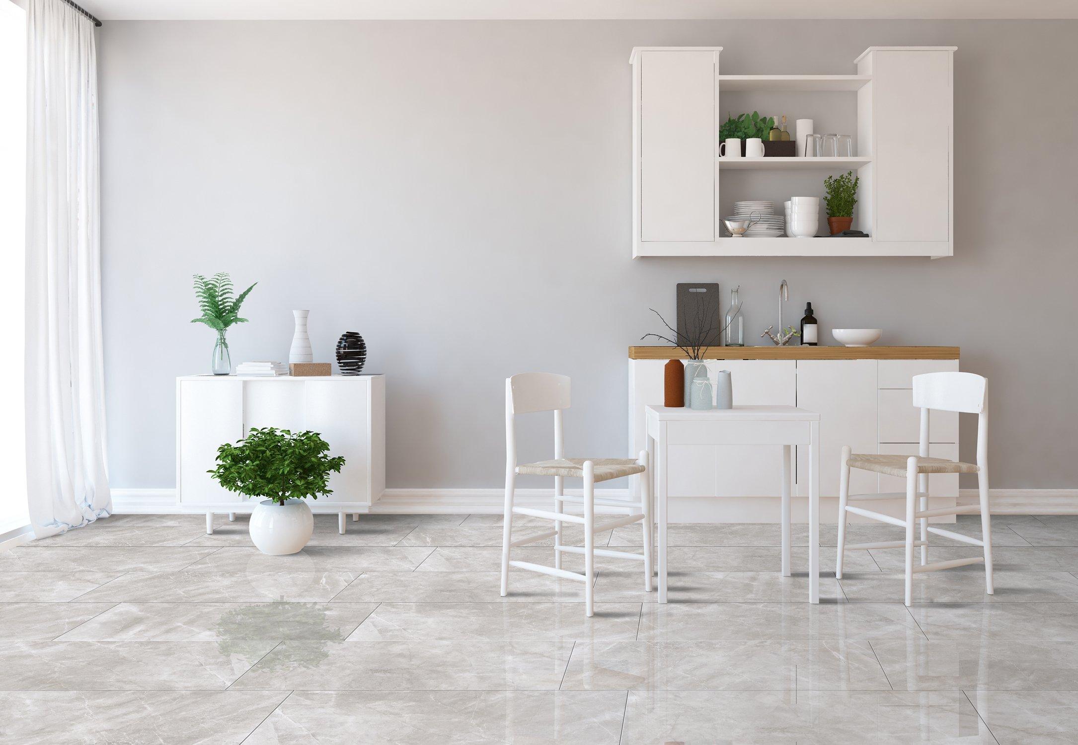 Samarra Gray Polished Porcelain Tile