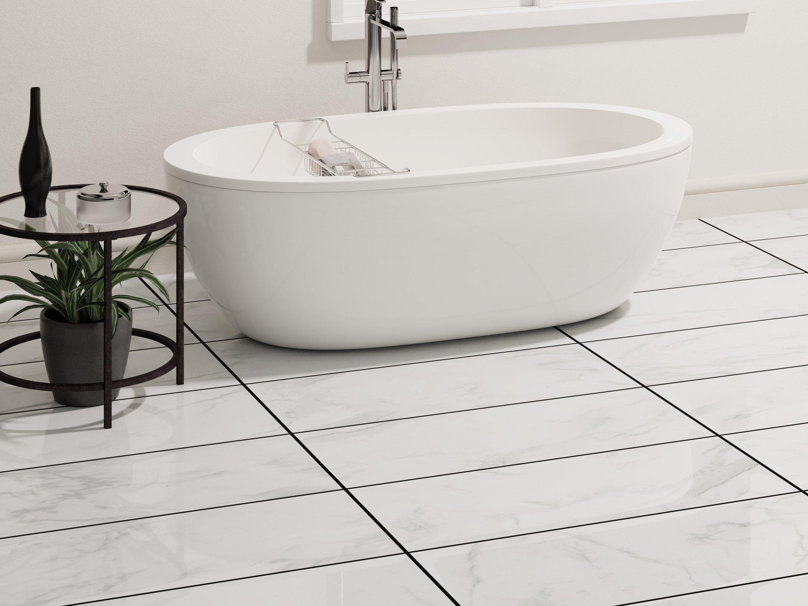 Carlini Bianca Polished Porcelain Tile