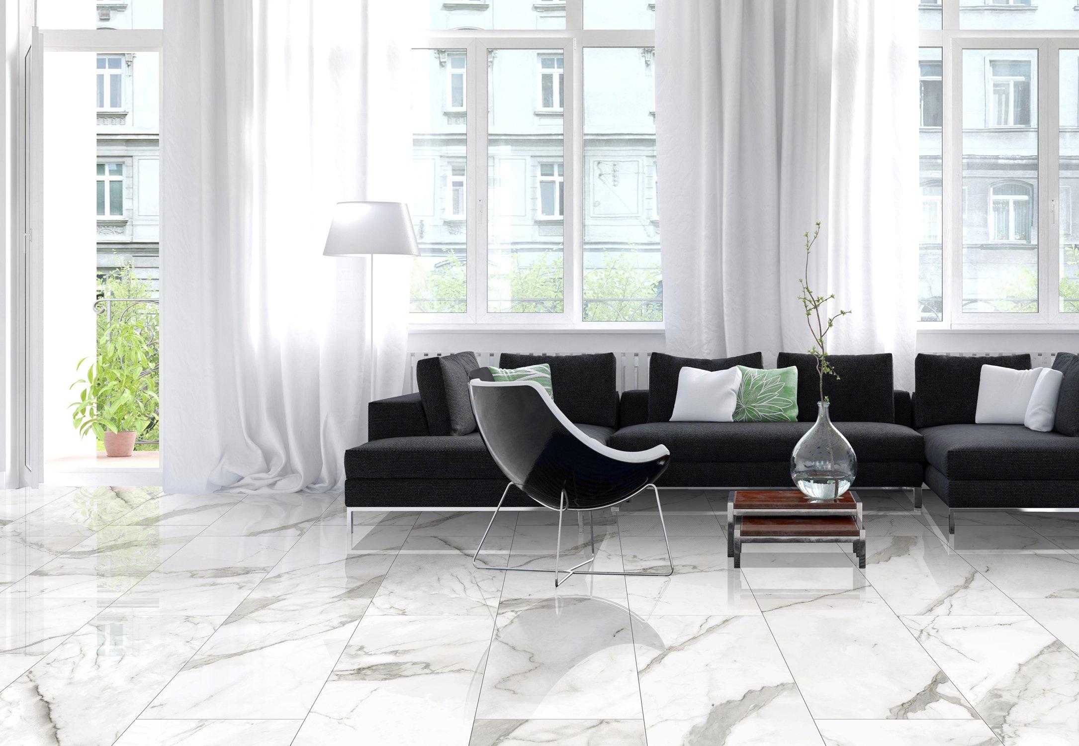 Carlini Bianca Polished Porcelain Tile